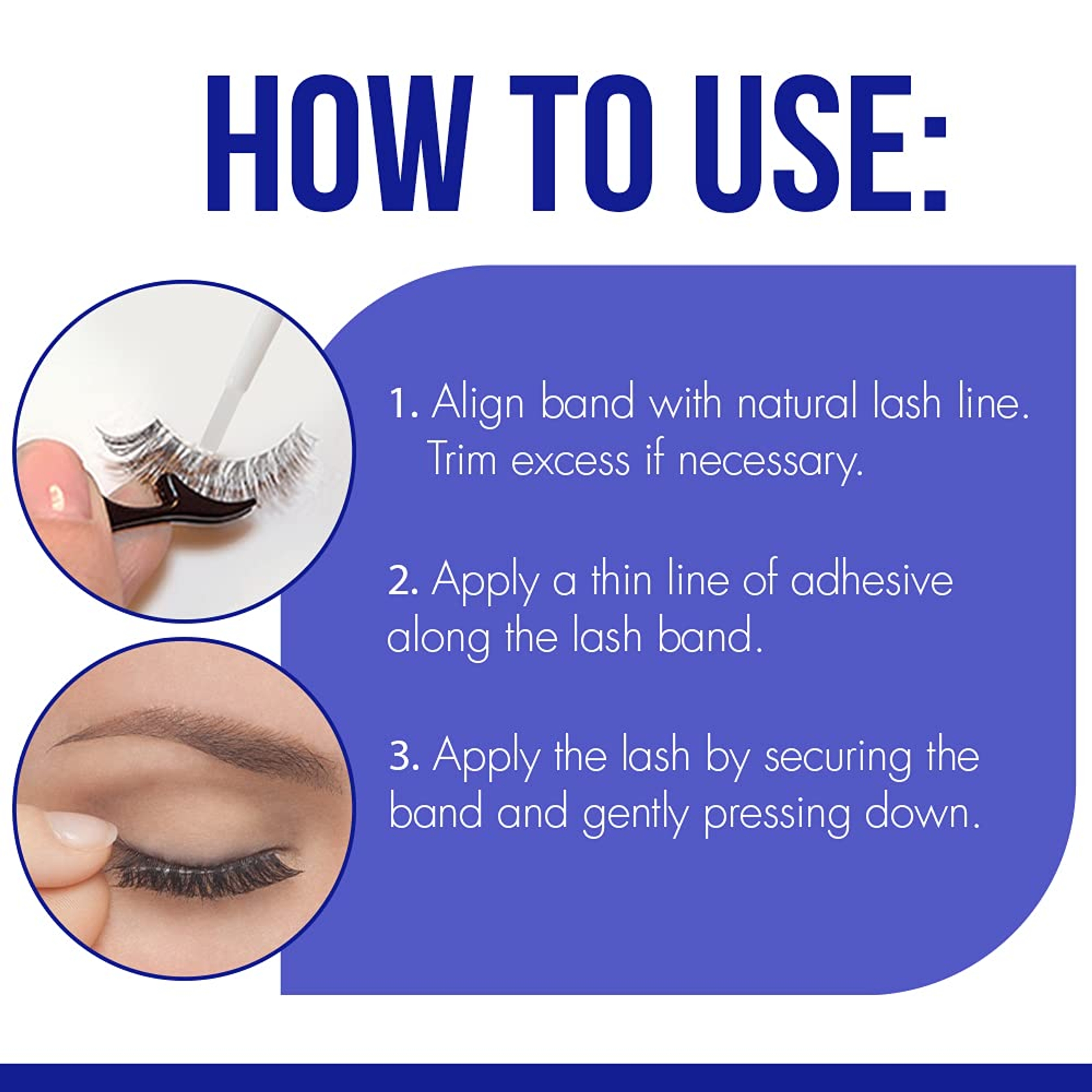 Ardell DUO Quick-Set Striplash Adhesive, Clear, 0.18 oz - Fast-Drying Waterproof Eyelash Glue with Long-Lasting Hold 5