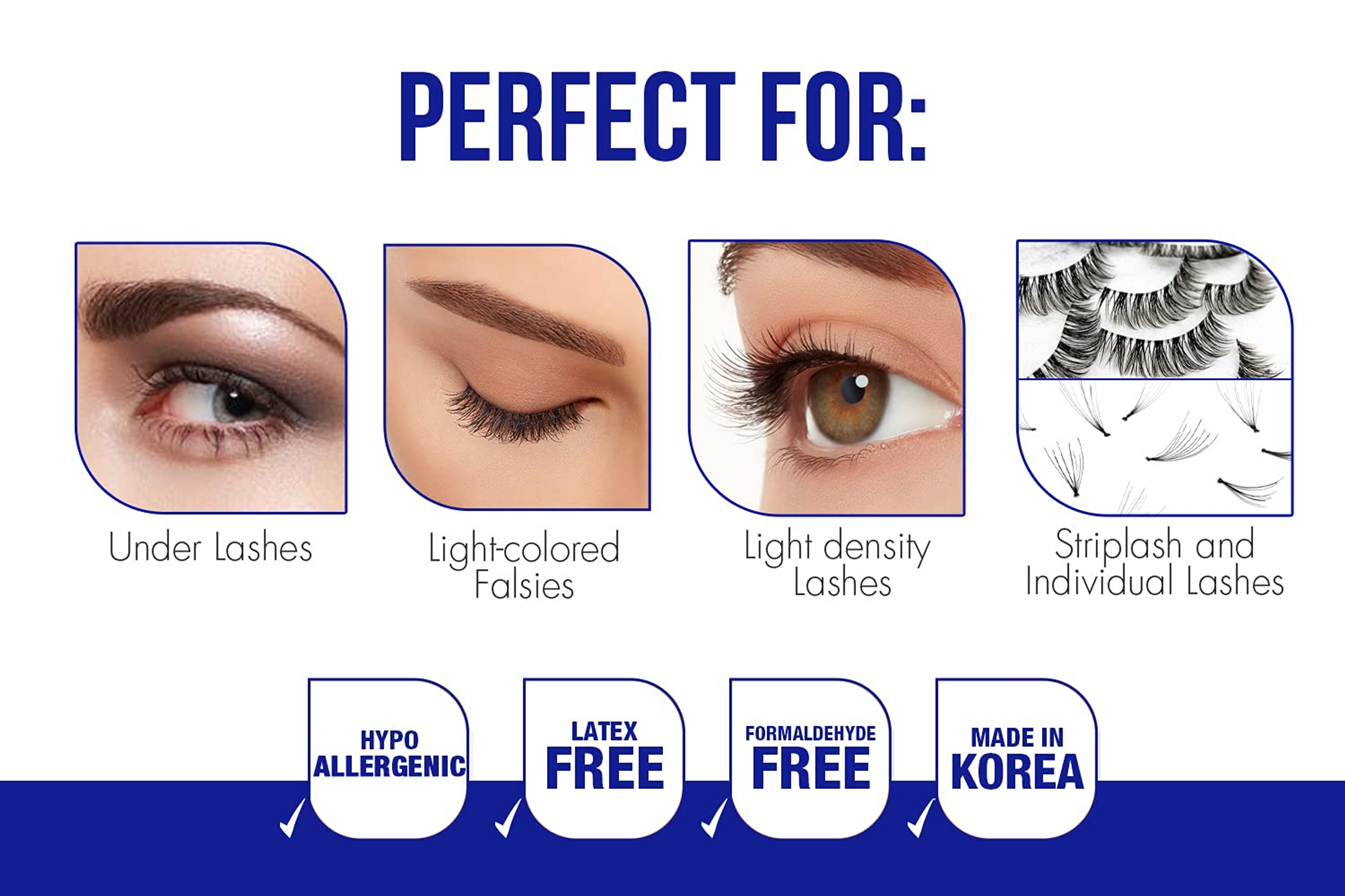 Ardell DUO Quick-Set Striplash Adhesive, Clear, 0.18 oz - Fast-Drying Waterproof Eyelash Glue with Long-Lasting Hold 6