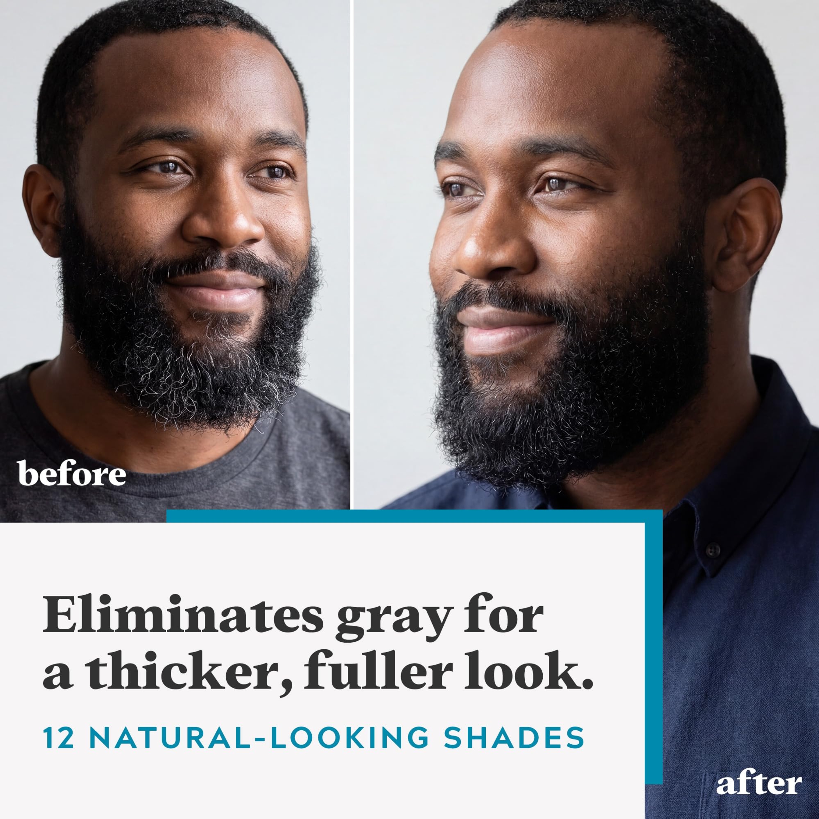 Just For Men Mustache & Beard Coloring, Jet Black, 1 Count - with Biotin, Aloe & Coconut Oil for Gray Hair, Brush Included 2