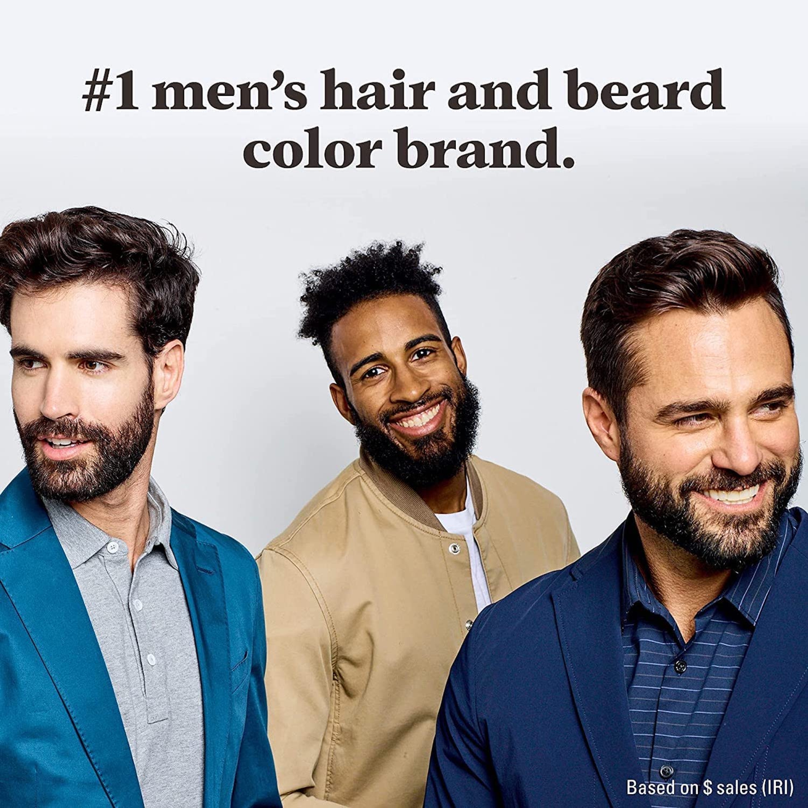 Just For Men Mustache & Beard Coloring, Jet Black, 1 Count - with Biotin, Aloe & Coconut Oil for Gray Hair, Brush Included 5