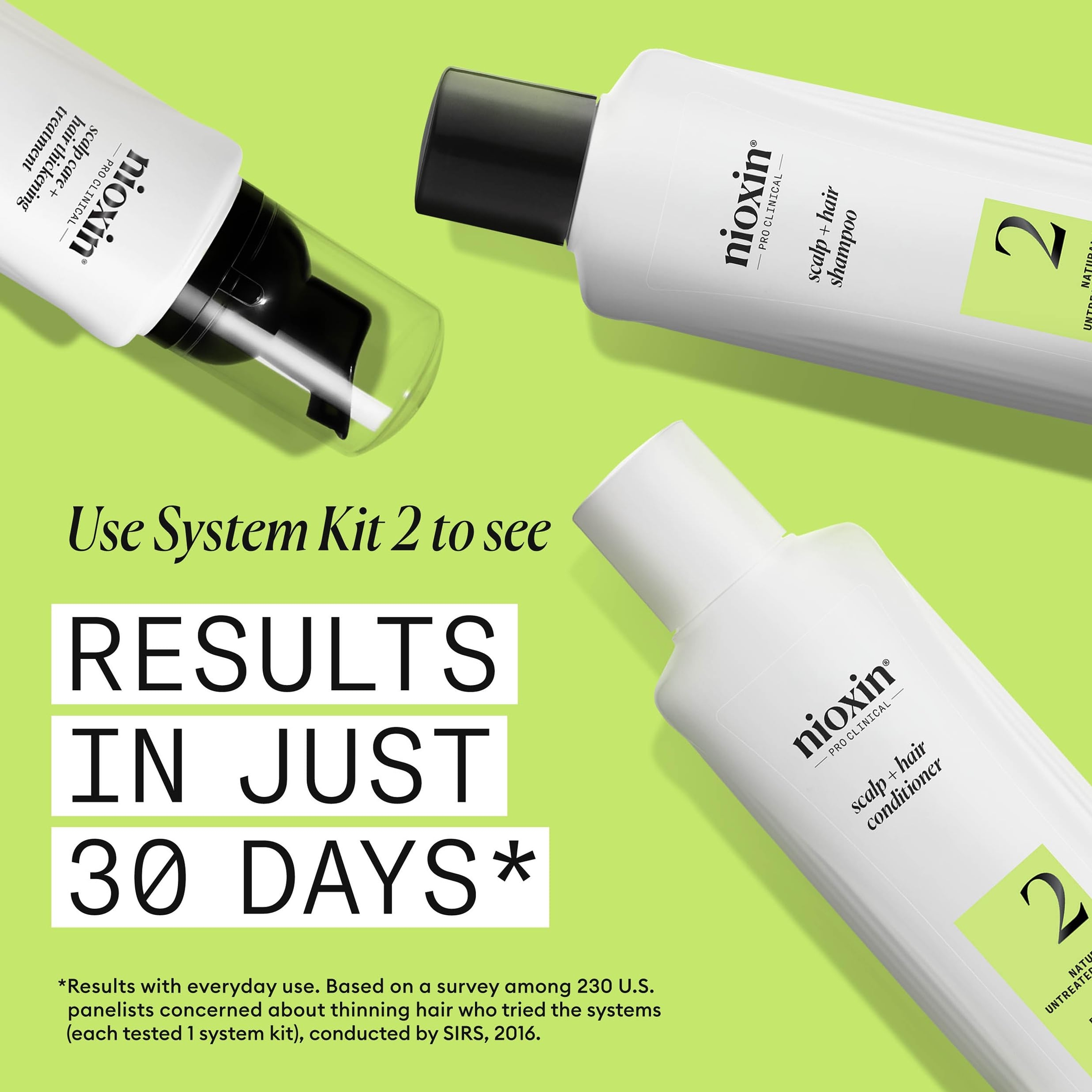 Nioxin System 2 Shampoo 10.1 fl.oz - Cleanse & Boost Density for Natural Hair with Progressed Thinning 4