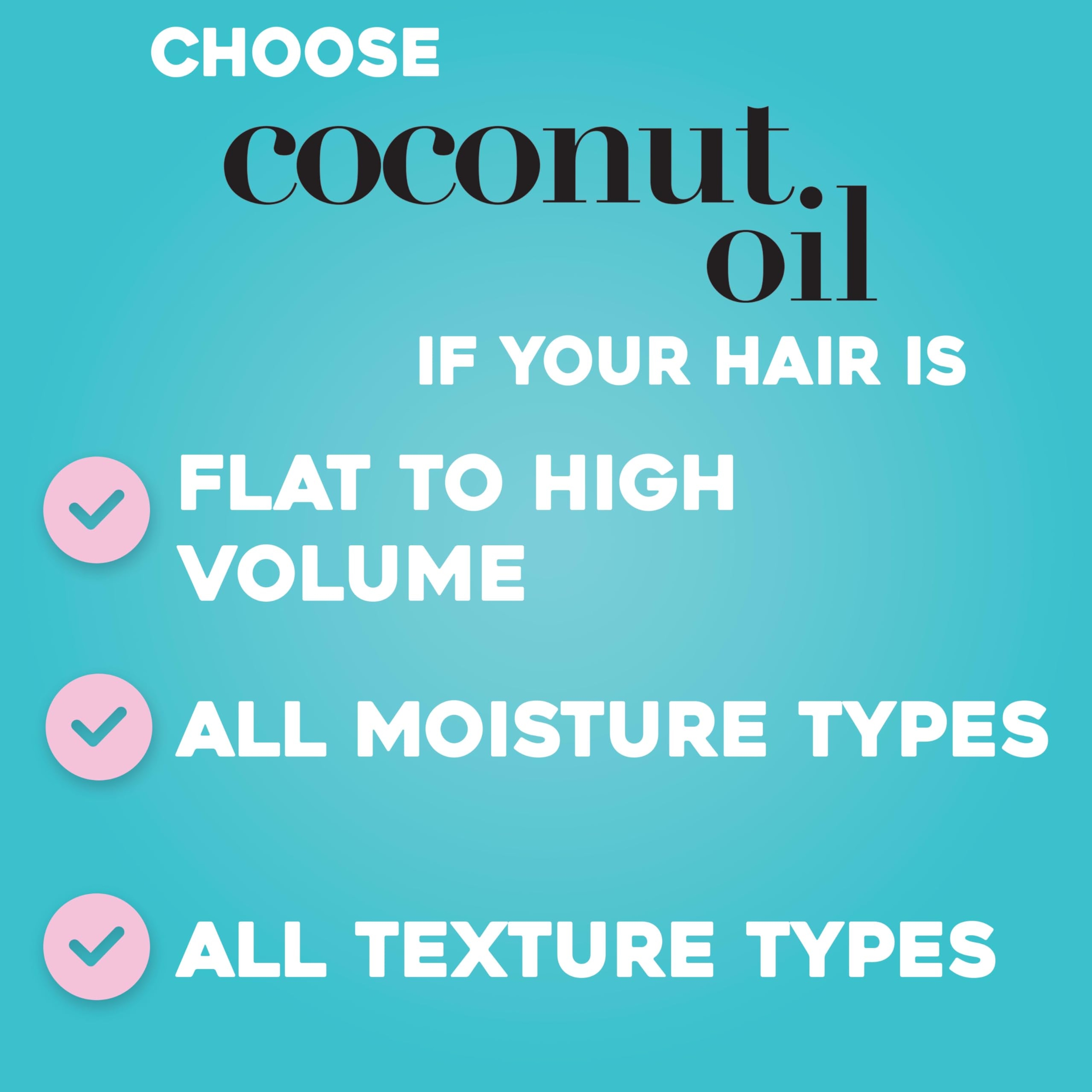 OGX Coconut Oil Weightless Hydrating Oil Hair Mist 4 fl.oz - Lightweight Leave-In Hair Treatment Tames Frizz & Hydrates Hair 3