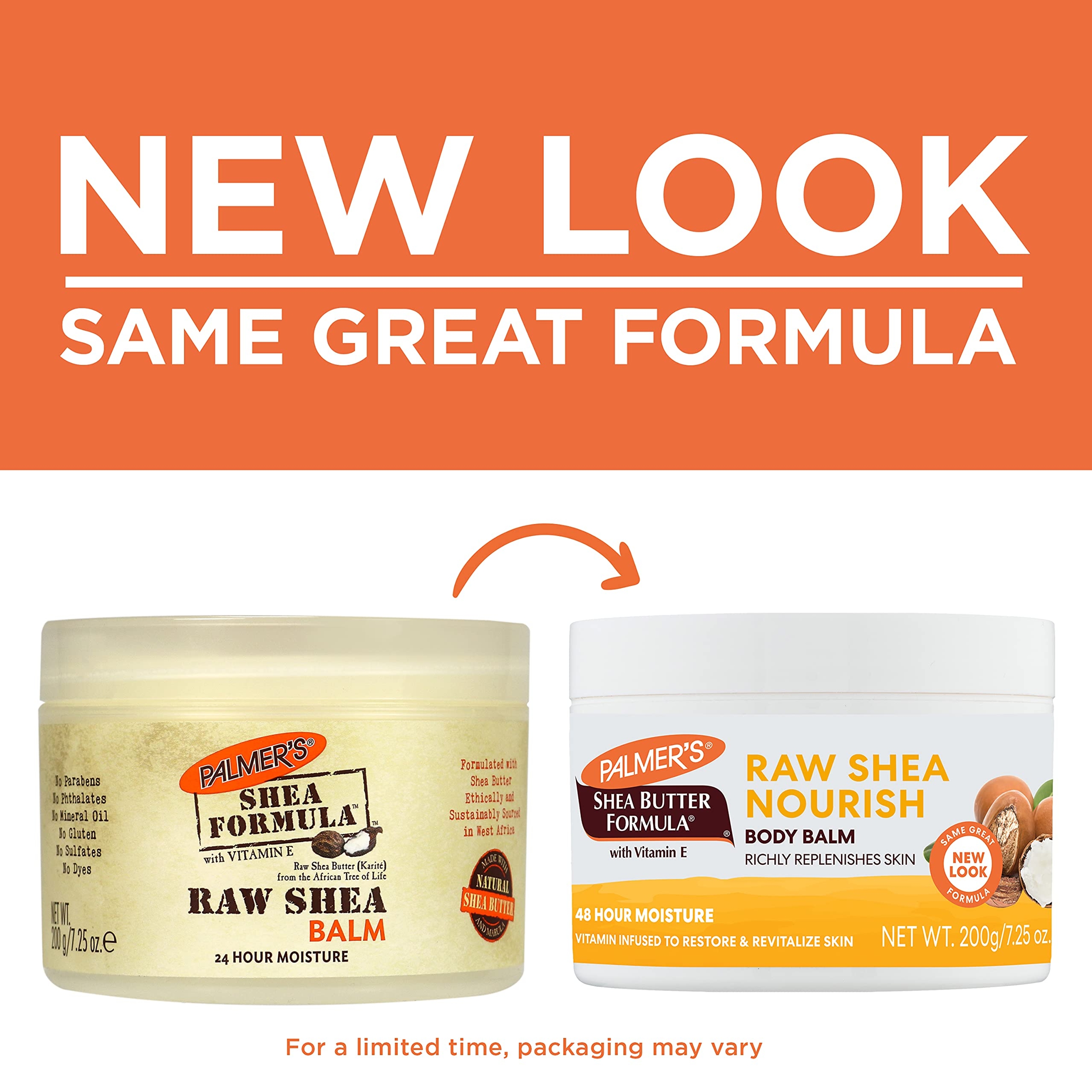 Palmer's Raw Shea Nourish Body Balm 7.25 oz - 48H Moisture, Soothing & Nourishing Body Moisturizer for Rough Skin 2