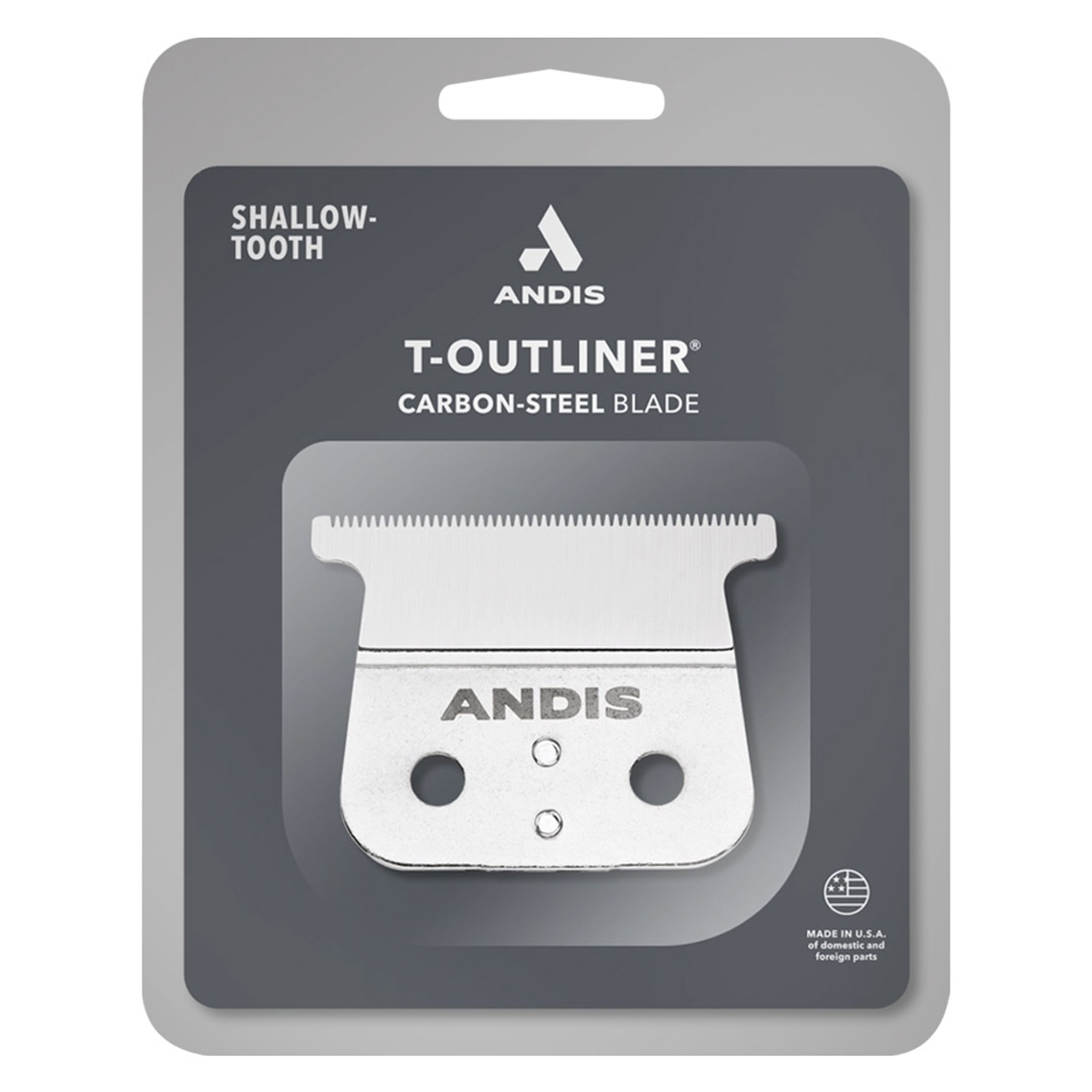 Andis T-Outliner Replacement Blade Carbon Steel 1 Count - Wear-Resistant Ceramic Bladefor Outlining, Dry Shaving & Fading 3