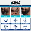 Just For Men 1-Day Beard & Brow Color, Black, 0.3 oz - Temporarily Covers Grays, Fills-In Patchy Areas 8