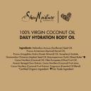 SheaMoisture Daily Hydration Body Oil 8 fl.oz - Moisturizing & Nourishing Oil for Dry Skin with Virgin Coconut Oil 9