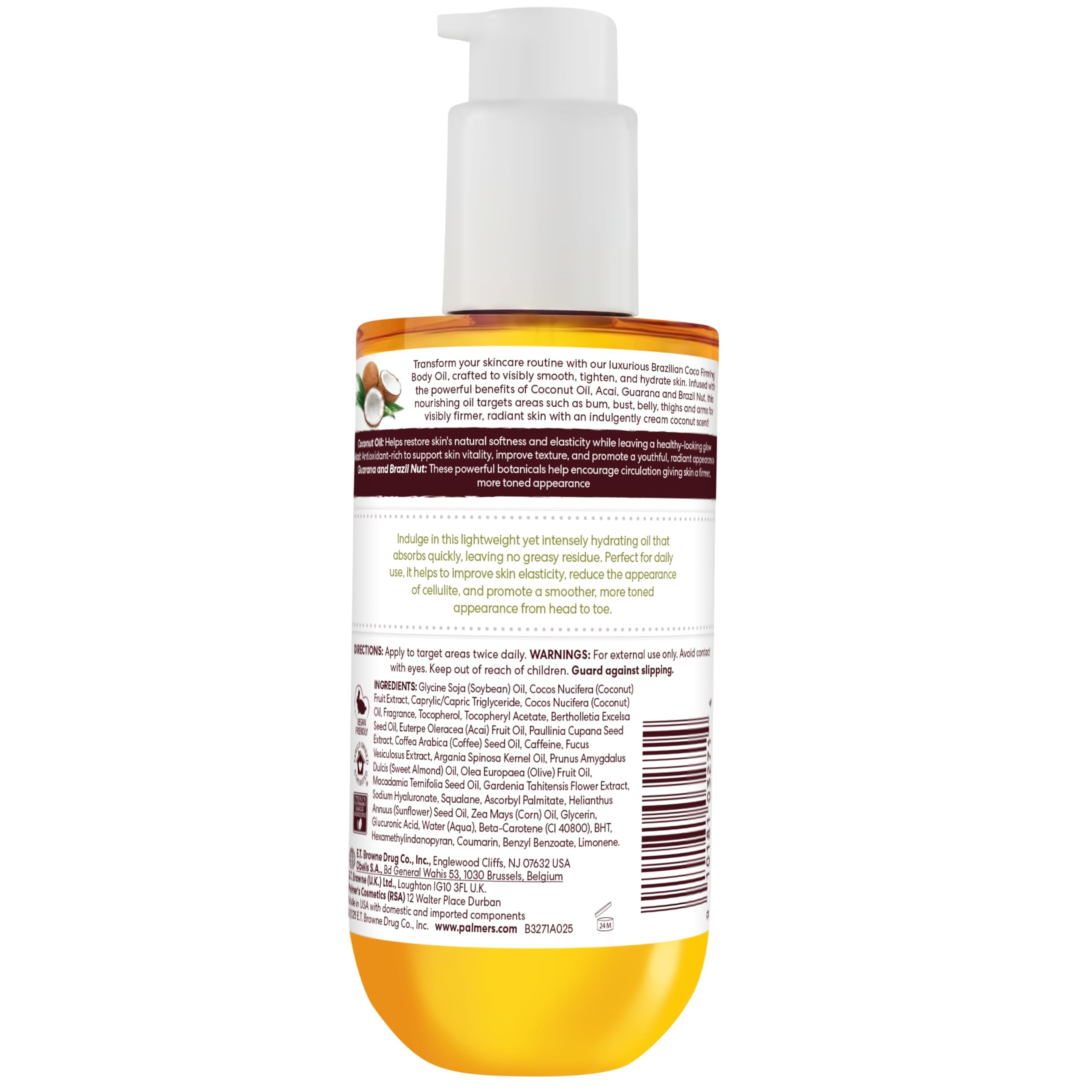 Palmer's Brazilian Coco Firming Bum, Bust & Body Oil 6.5 fl.oz - Helps Tighten & Firm Skin, Provides 48H Moisture 7