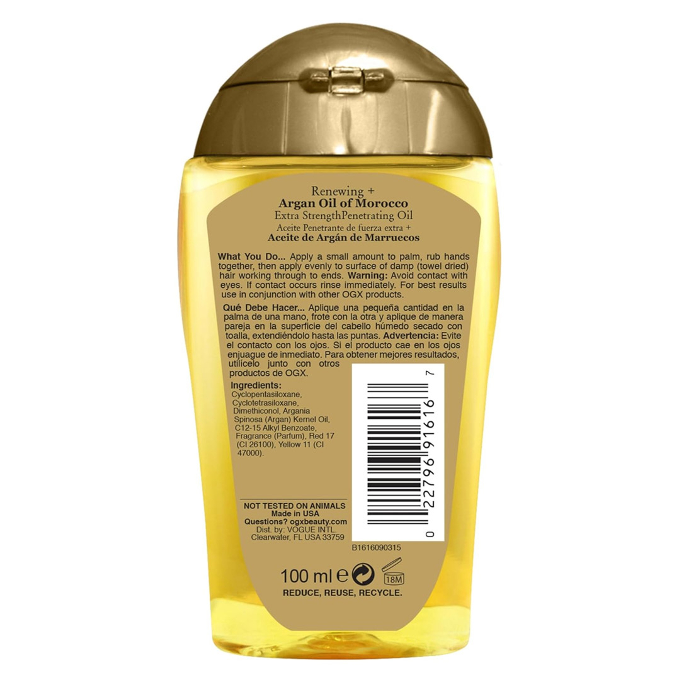 OGX Argan Oil of Morocco Extra Penetrating Oil 3.3 fl.oz - Extra Strength Penetrating Serum Treatment for Dry, Coarse Hair 7