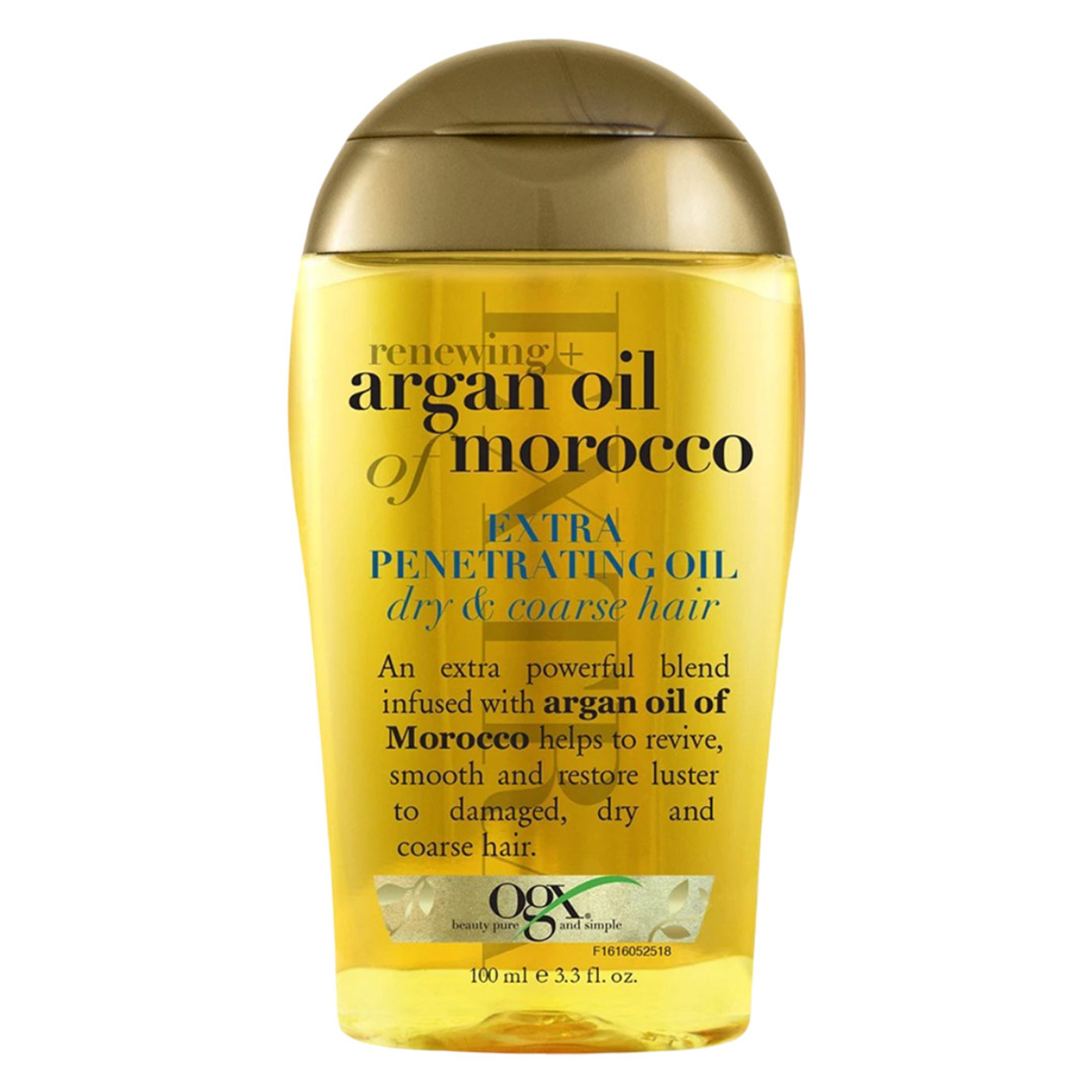 OGX Argan Oil of Morocco Extra Penetrating Oil 3.3 fl.oz - Extra Strength Penetrating Serum Treatment for Dry, Coarse Hair 1