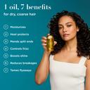 OGX Argan Oil of Morocco Extra Penetrating Oil 3.3 fl.oz - Extra Strength Penetrating Serum Treatment for Dry, Coarse Hair 3