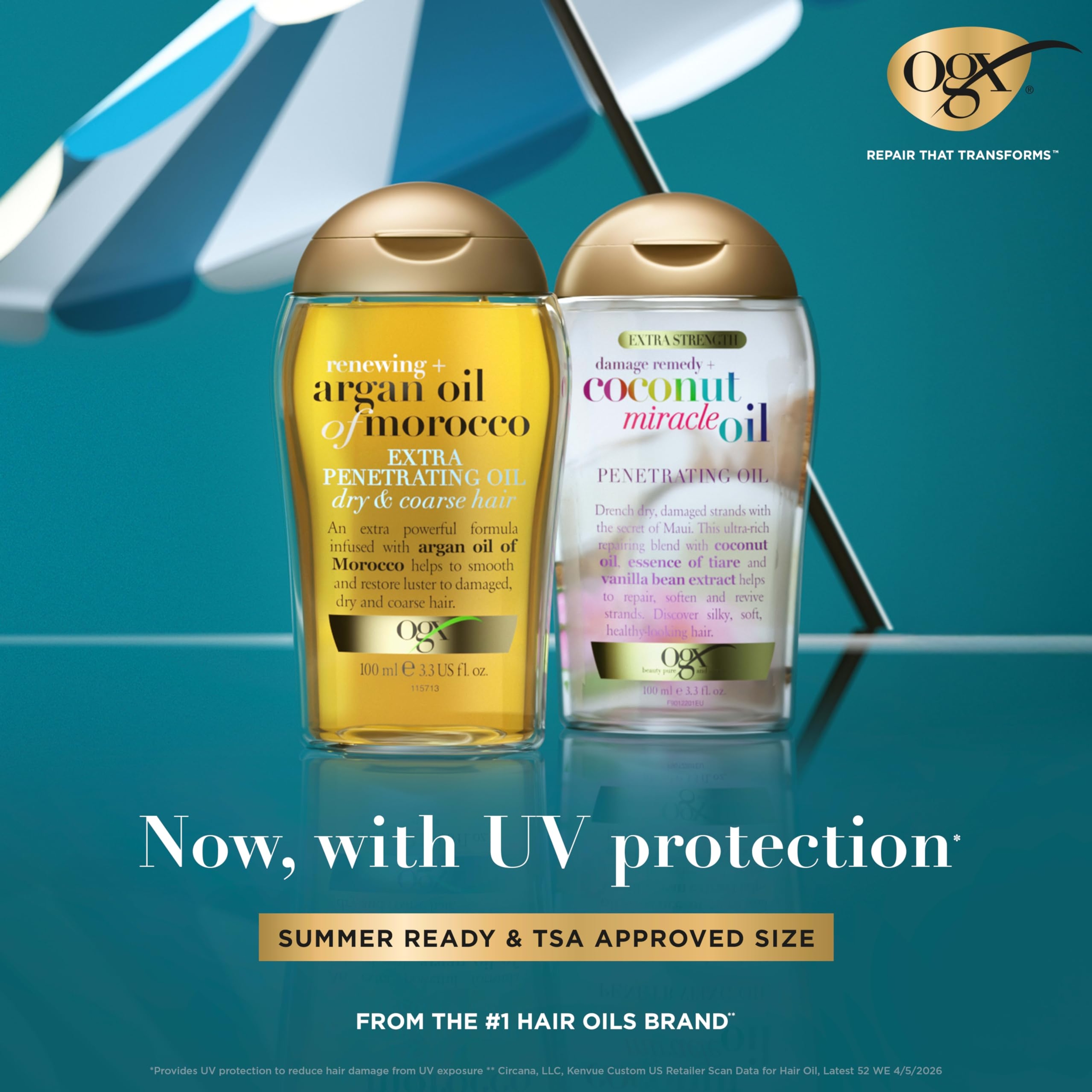 OGX Argan Oil of Morocco Extra Penetrating Oil 3.3 fl.oz - Extra Strength Penetrating Serum Treatment for Dry, Coarse Hair 5