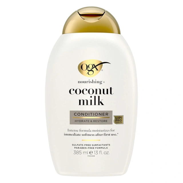 OGX Coconut Milk Conditioner 13 fl.oz - Hydrating & Restoring, Moisturizes for Soft Hair After First Use