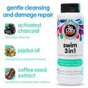 SoCozy Swim 3-in-1 Shampoo, Conditioner & Body Wash 10.5 fl.oz - Gentle Combo Hair & Body Cleanser for Swimmers 3