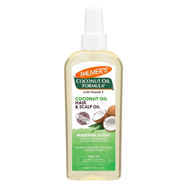 Palmer's Moisture Boost Hair & Scalp Oil 5.1 fl.oz - Coconut Oil Formula Restores Dry, Damaged or Color-Treated Hair