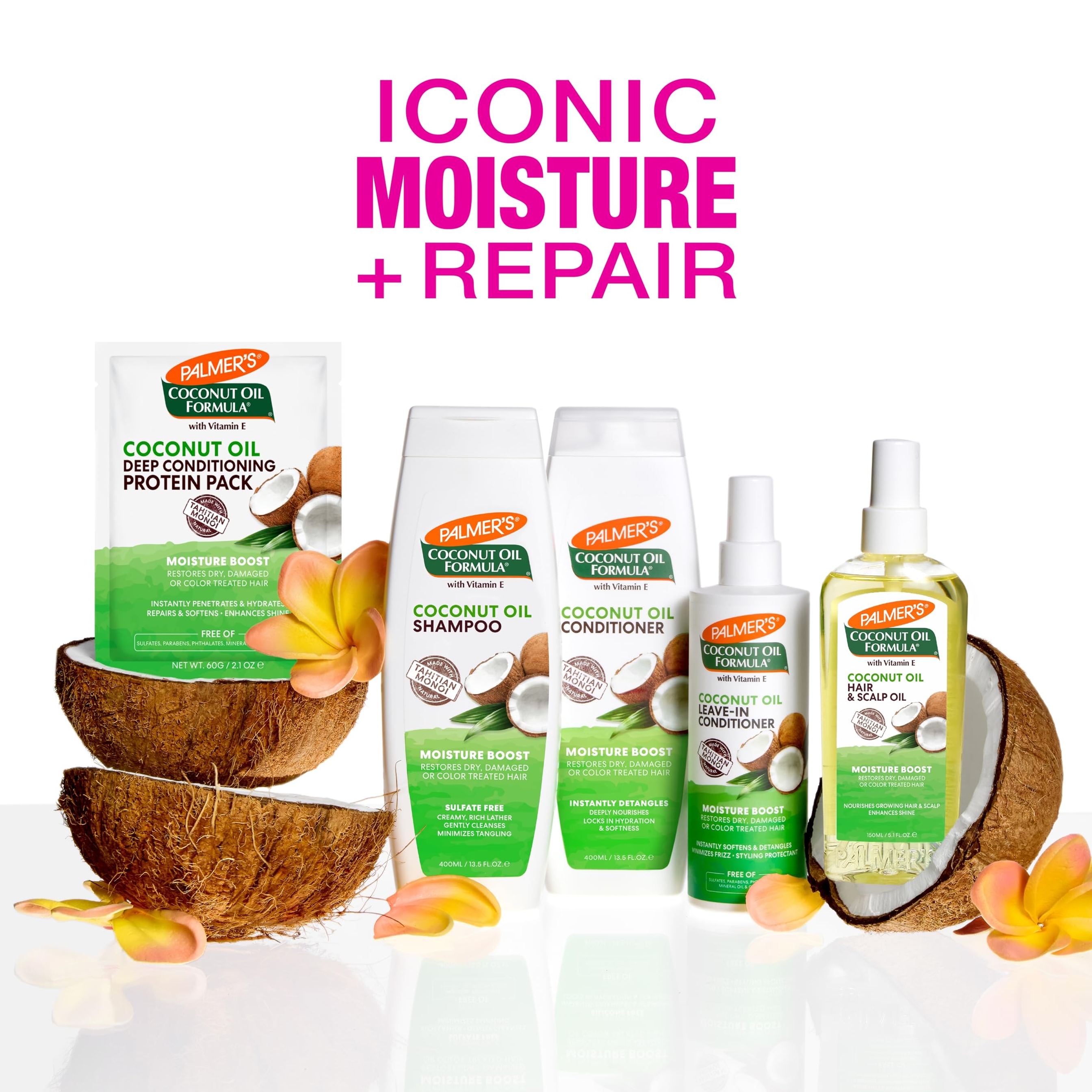 Palmer's Moisture Boost Hair & Scalp Oil 5.1 fl.oz - Coconut Oil Formula Restores Dry, Damaged or Color-Treated Hair 2