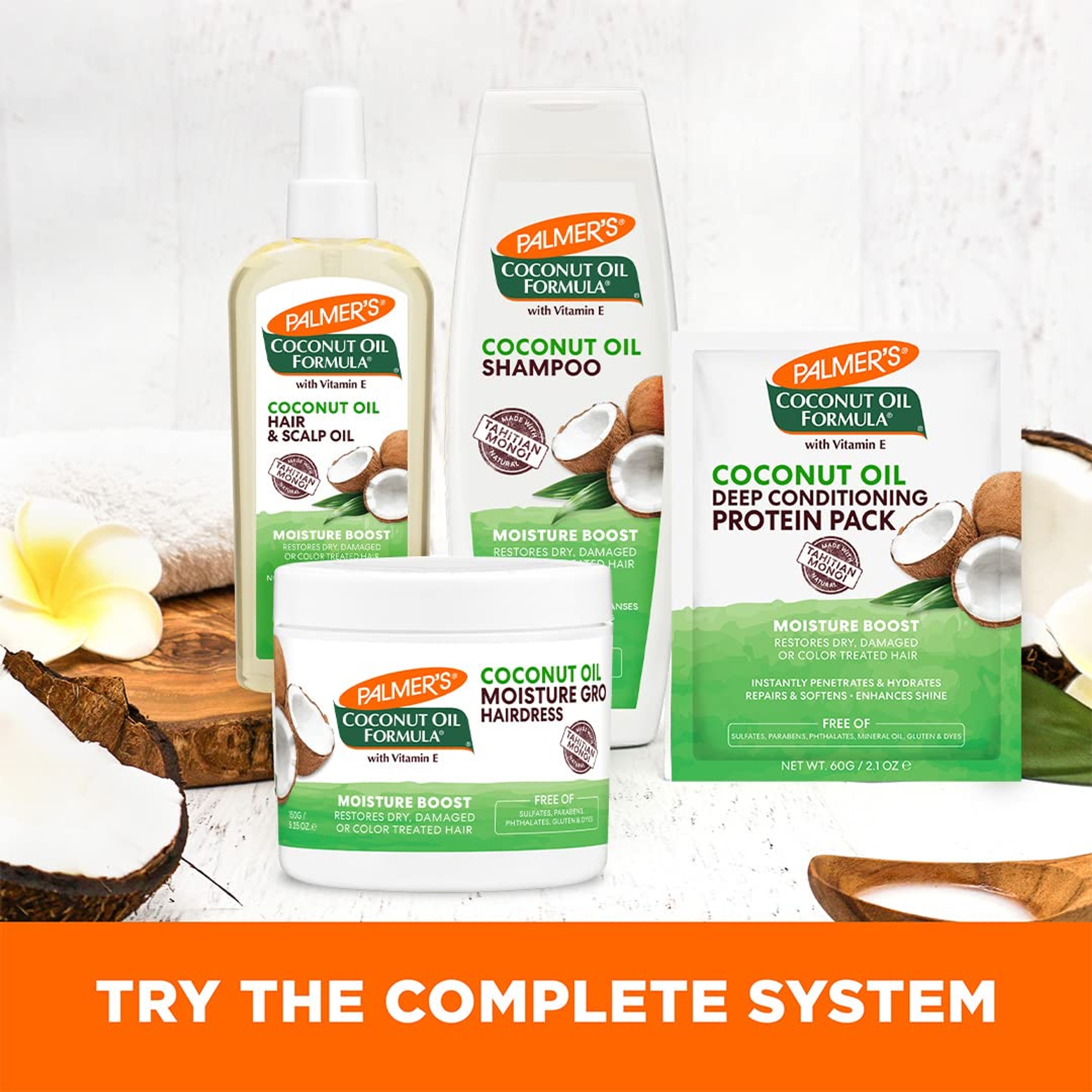 Palmer's Moisture Boost Hair & Scalp Oil 5.1 fl.oz - Coconut Oil Formula Restores Dry, Damaged or Color-Treated Hair 9