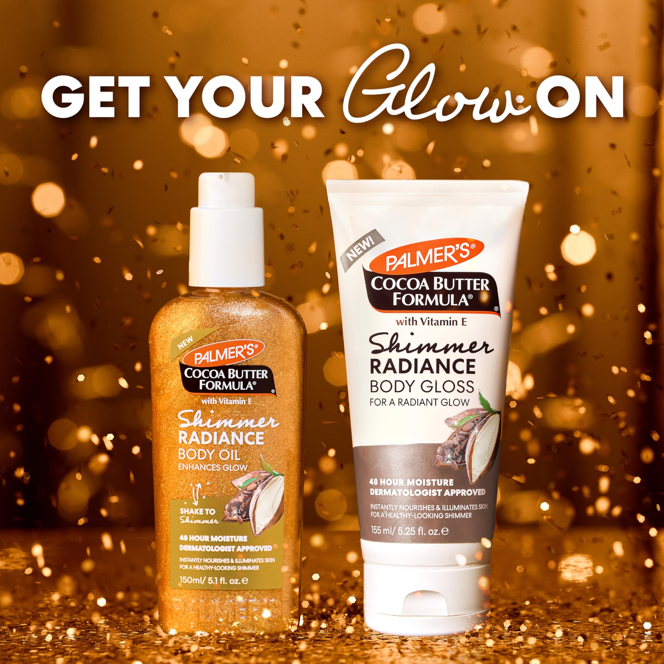 Palmer's Shimmer Radiance Body Oil 5.1 fl.oz - Hydrating Radiance Oil for Glowing Skin, Enhances Dark Tones & Tans 9