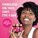 Mielle Pomegranate & Honey Coil Sculpting Custard 12 oz - Formulated For Thick, Curly, Type 4 Hair 3