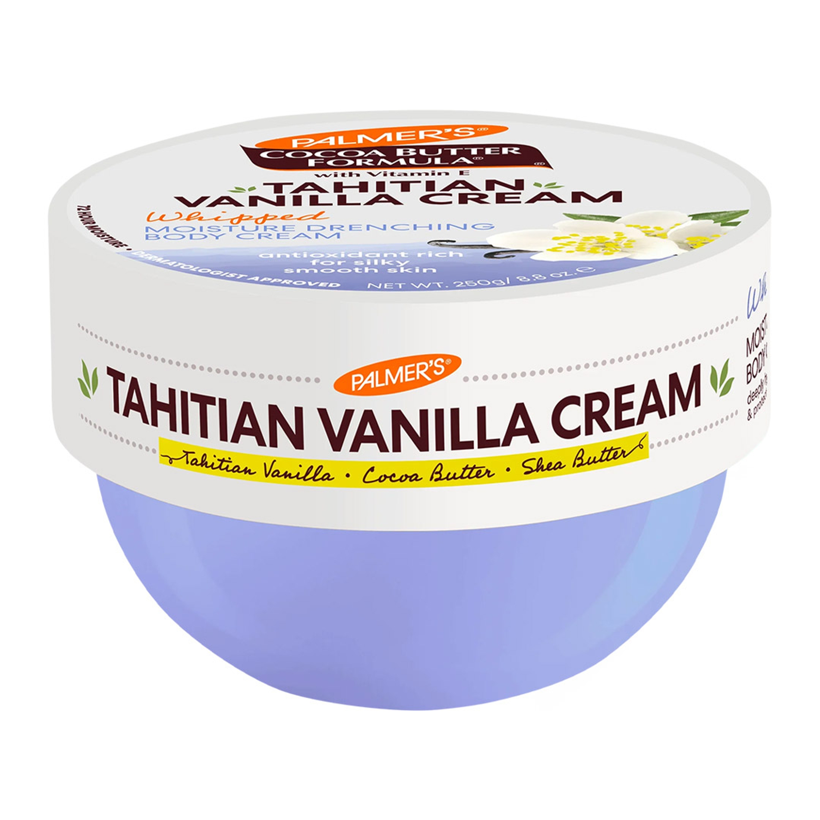Palmer's Tahitian Vanilla Moisture Drenching Whipped Body Cream 8.8 oz - 72H Hydration for Soft, Silky Skin 1