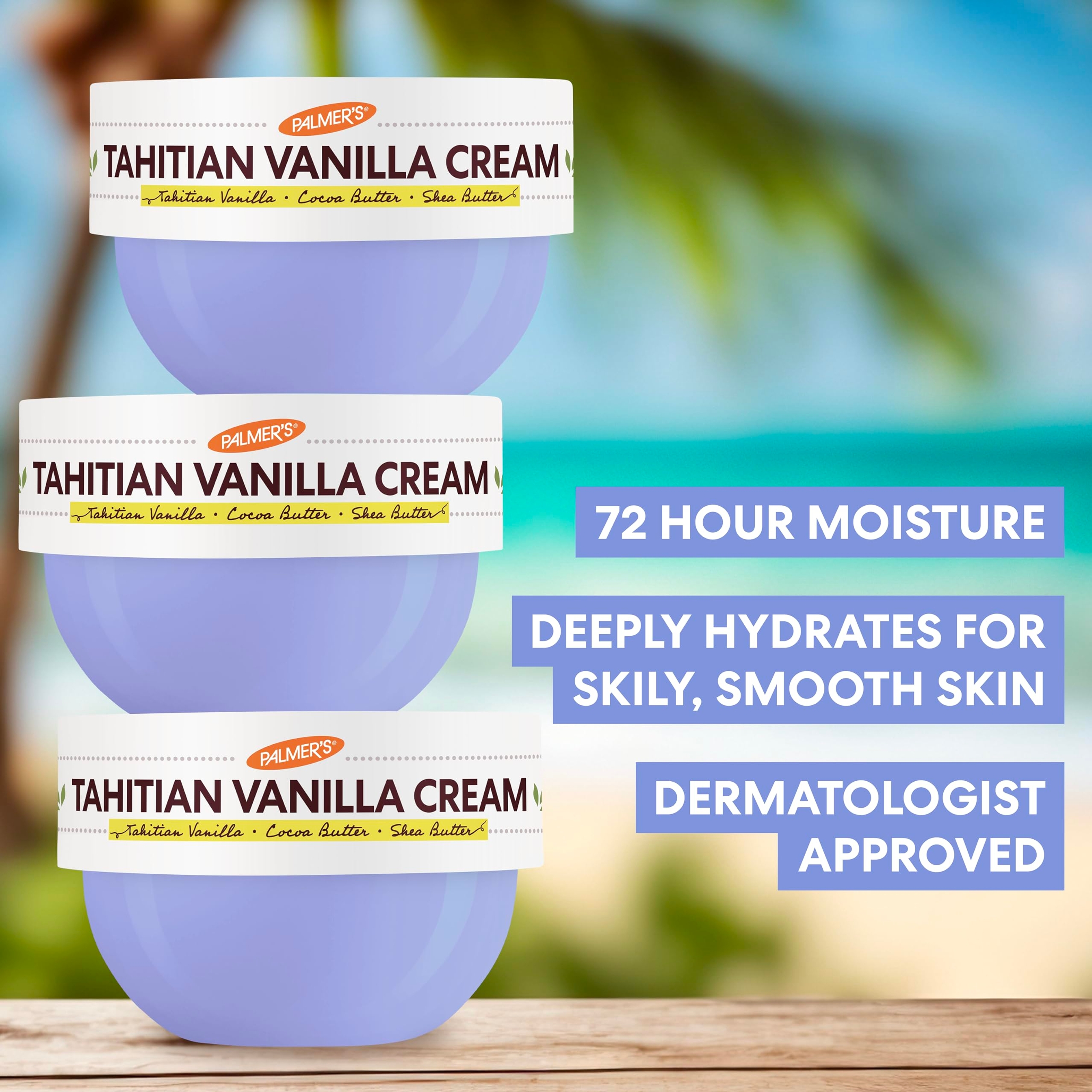 Palmer's Tahitian Vanilla Moisture Drenching Whipped Body Cream 8.8 oz - 72H Hydration for Soft, Silky Skin 3