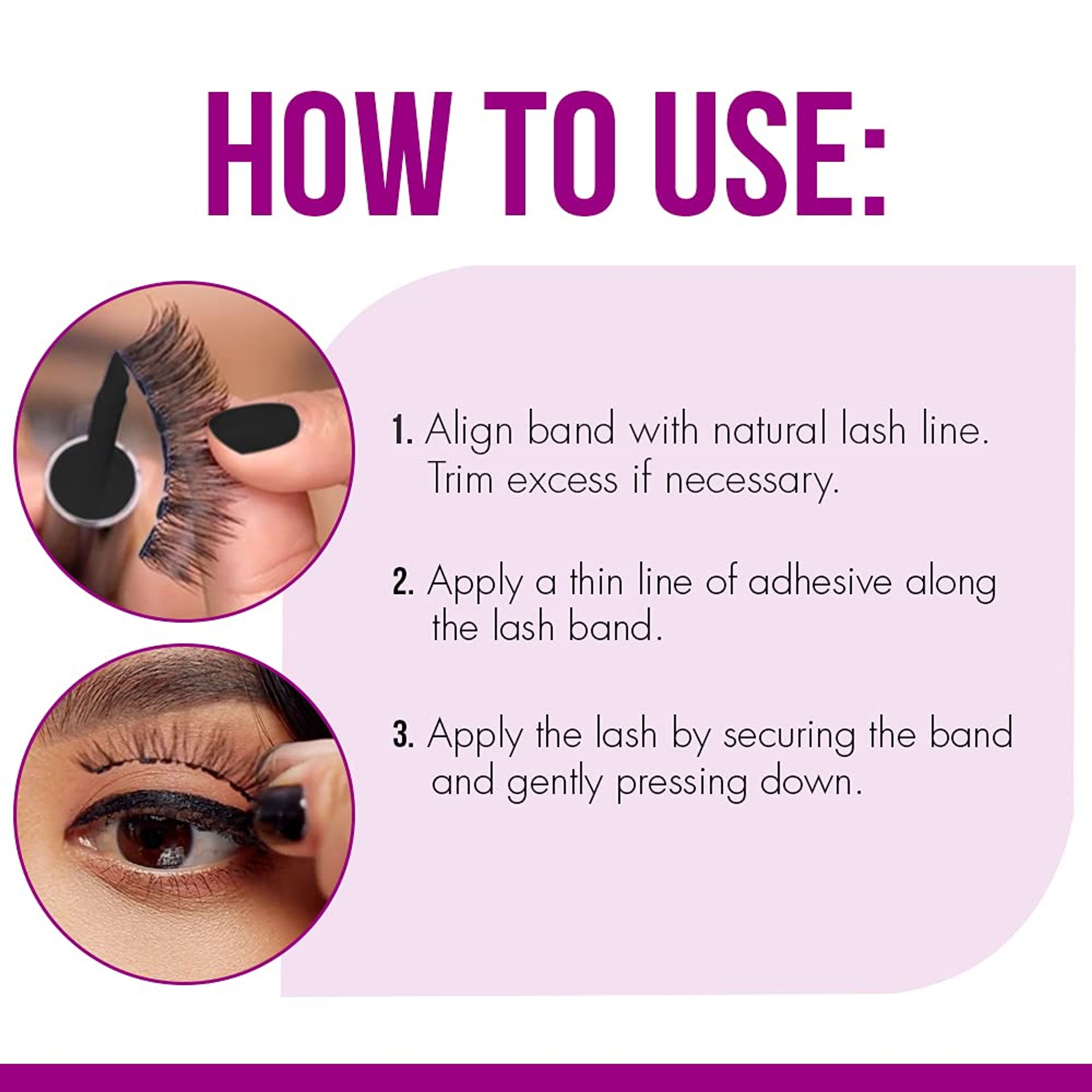 Ardell DUO Quick-Set Striplash Adhesive, Dark Tone, 0.18 oz - Fast-Drying Waterproof Eyelash Glue with Long-Lasting Hold 5