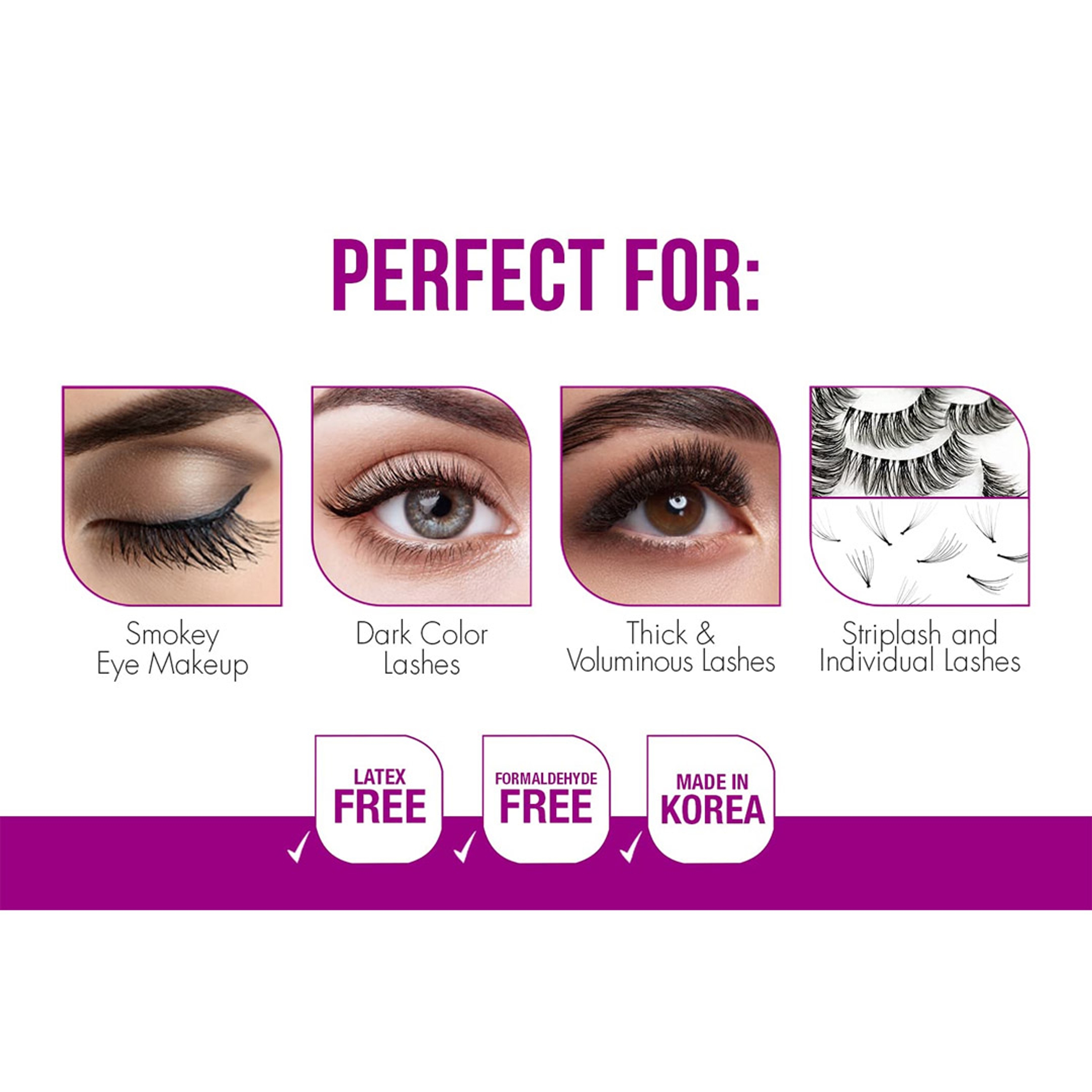 Ardell DUO Quick-Set Striplash Adhesive, Dark Tone, 0.18 oz - Fast-Drying Waterproof Eyelash Glue with Long-Lasting Hold 6