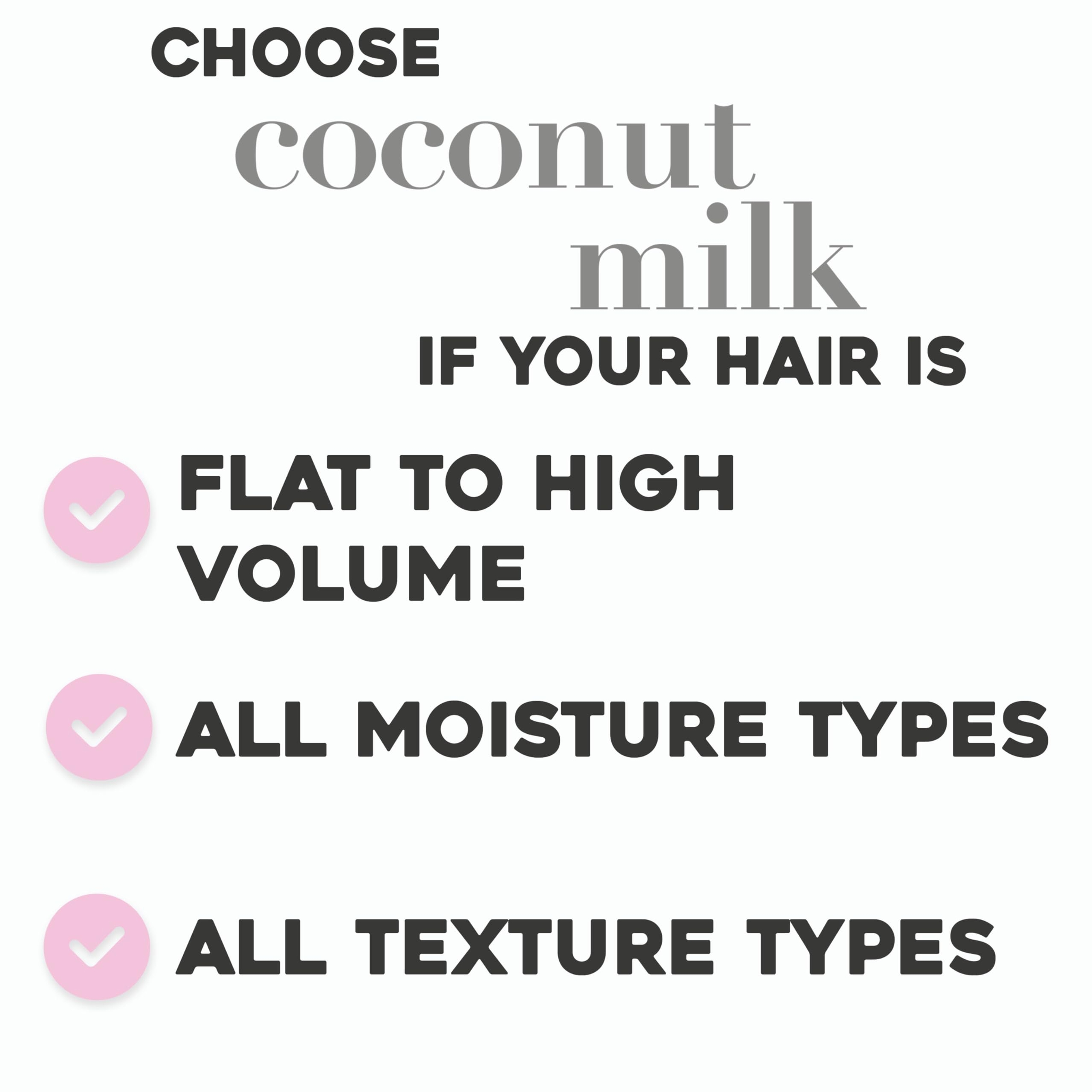 OGX Coconut Milk Anti-Breakage Serum 4 fl.oz - Strengthen & Hydrate Hair for All Hair Types & Textures 3