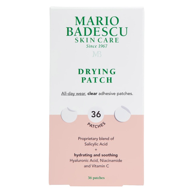Mario Badescu Drying Patch 36 Patches - Ultra-Thin, Clear Adhesive Patches for All-Day Wear