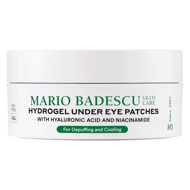 Mario Badescu Hydrogel Under Eye Patches (60 Patches) - Hydrating Eye Masks for Puffy Eyes, Dark Circles & Fine Lines