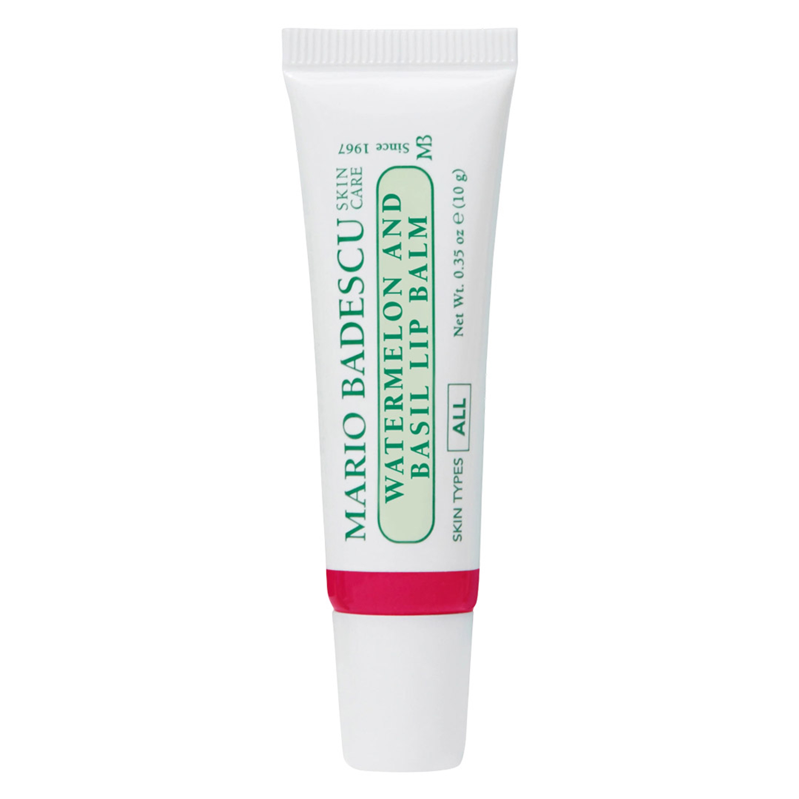 Mario Badescu Lip Balm, Watermelon & Basil, 0.35 oz - Ultra-Nourishing Lip Care Moisturizer for Soft, Smooth & Supple Lips 1