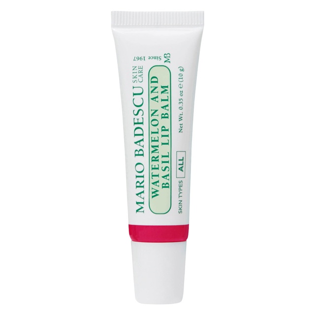 Mario Badescu Lip Balm, Watermelon & Basil, 0.35 oz - Ultra-Nourishing Lip Care Moisturizer for Soft, Smooth & Supple Lips