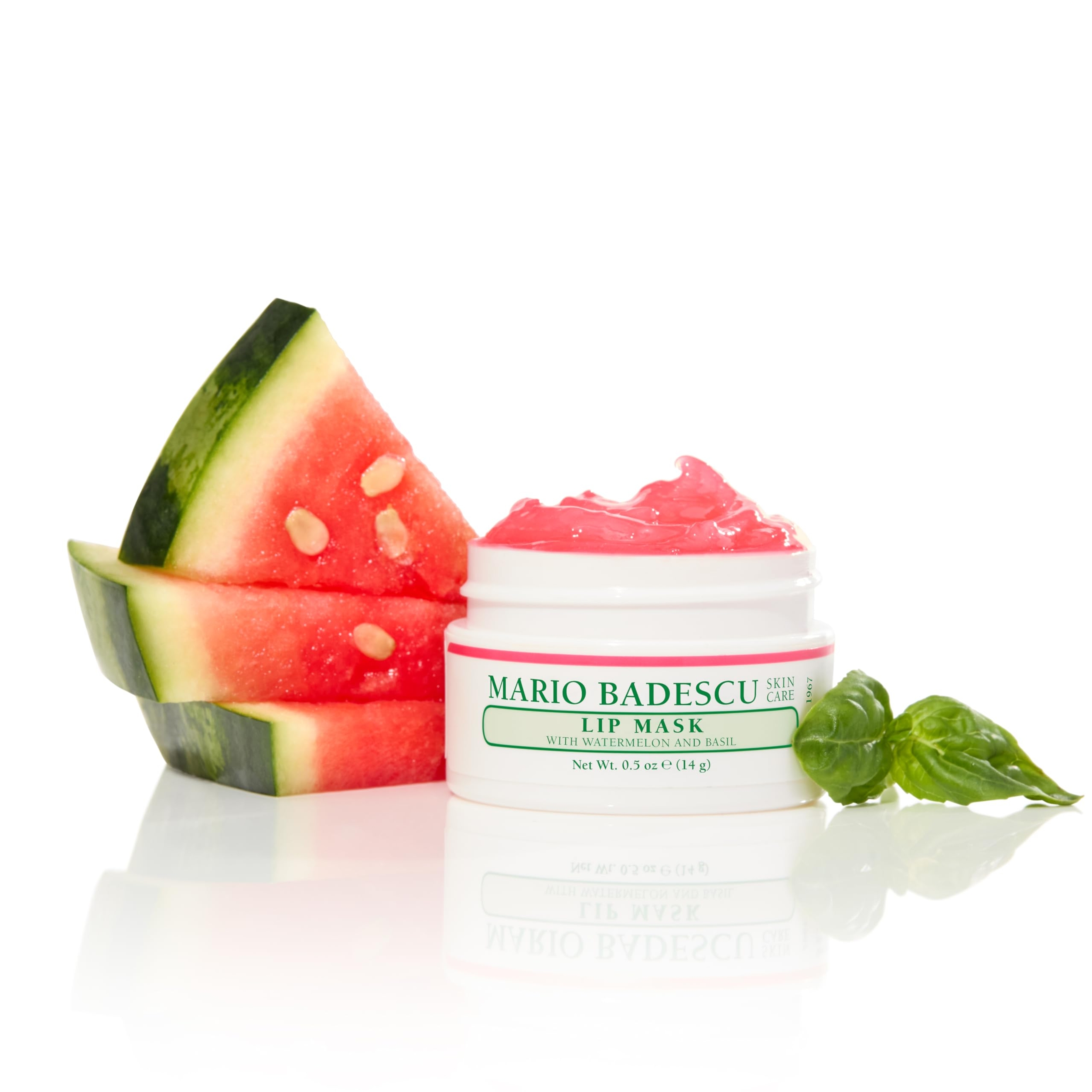 Mario Badescu Lip Mask, Watermelon & Basil, 0.5 oz - Overnight Lip Treatment with Coconut Oil & Hydrating Shea Butter 5