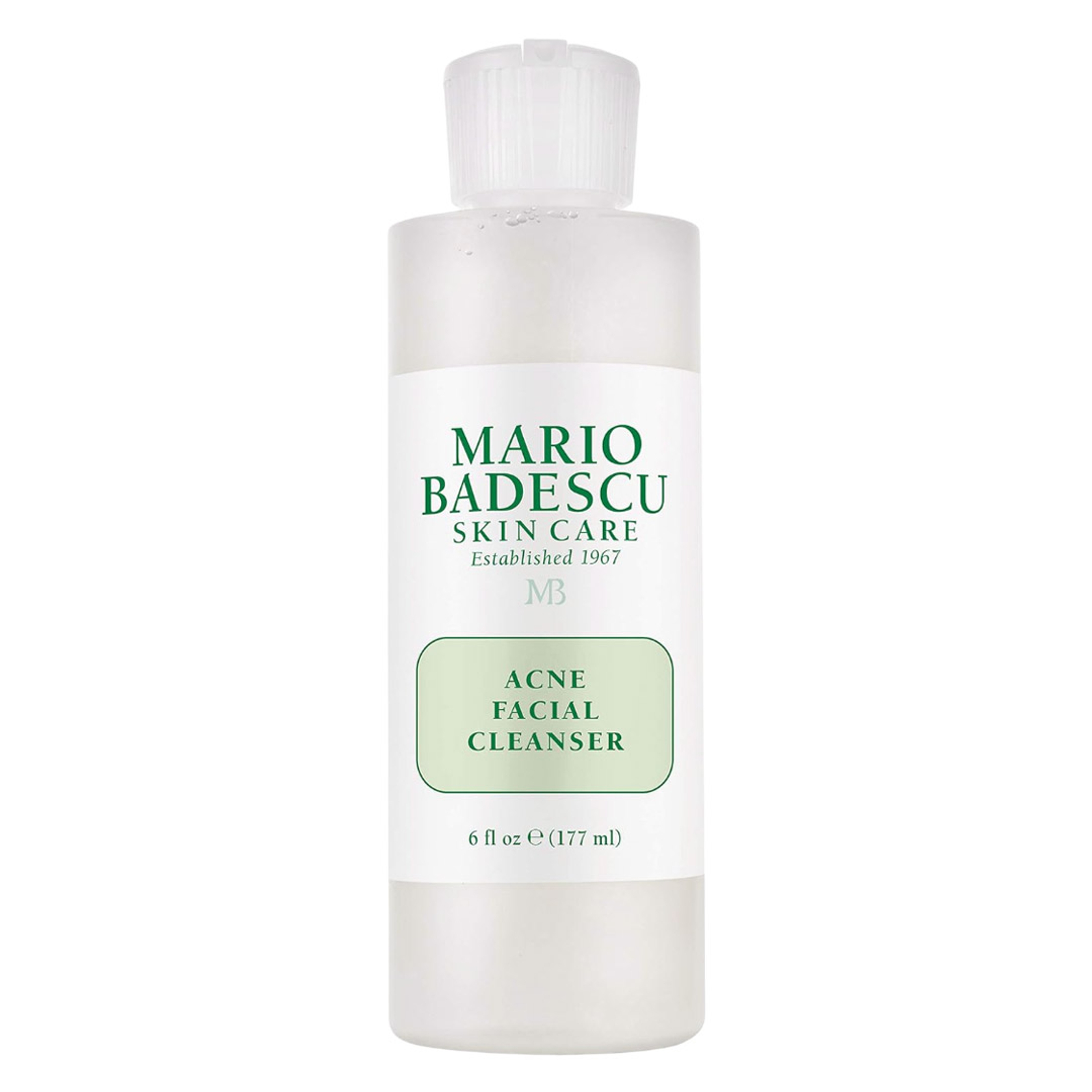 Mario Badescu Acne Facial Cleanser 6 fl.oz - Oil-Free Face Wash with Salicylic Acid & Aloe Vera for Combination & Oily Skin 1