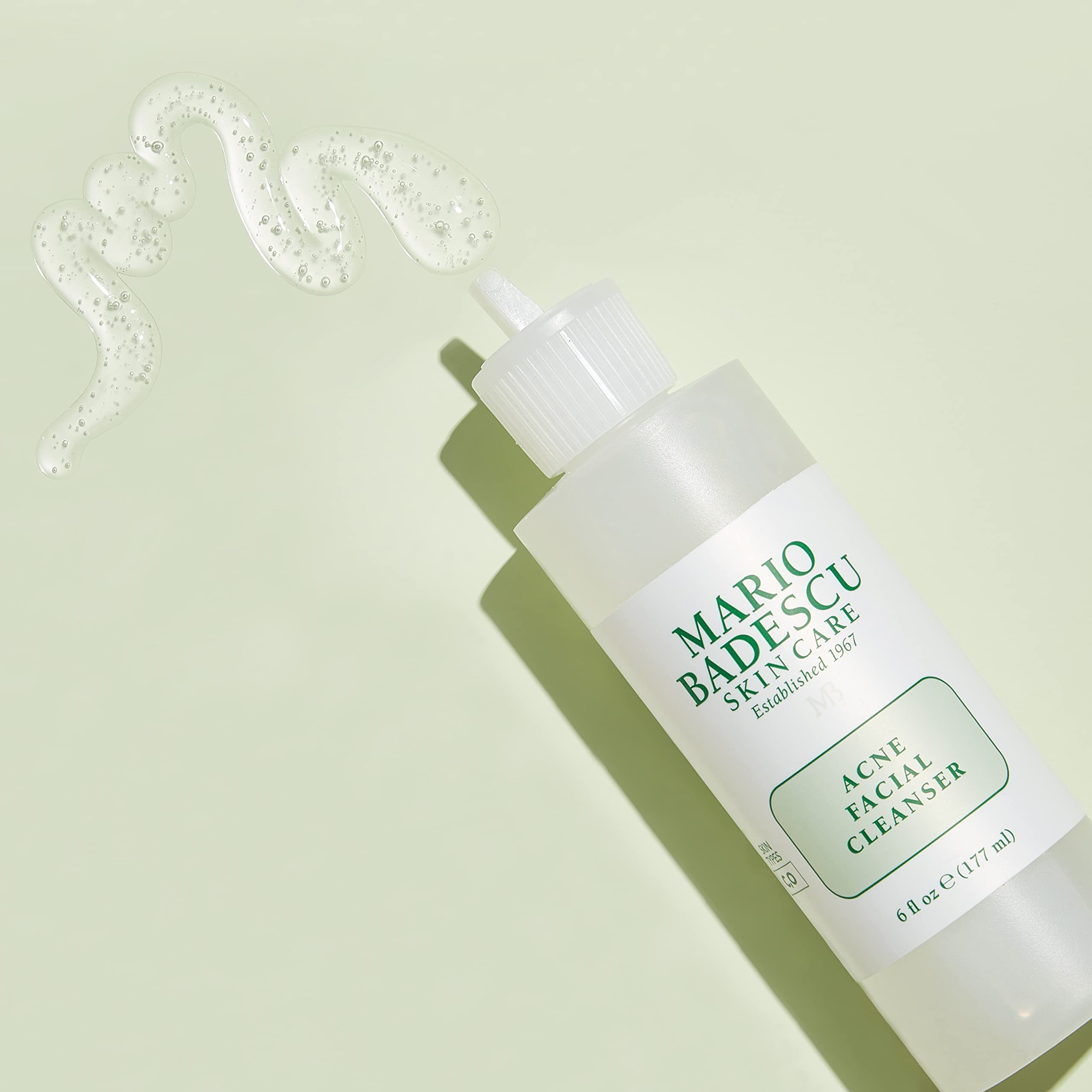 Mario Badescu Acne Facial Cleanser 6 fl.oz - Oil-Free Face Wash with Salicylic Acid & Aloe Vera for Combination & Oily Skin 8