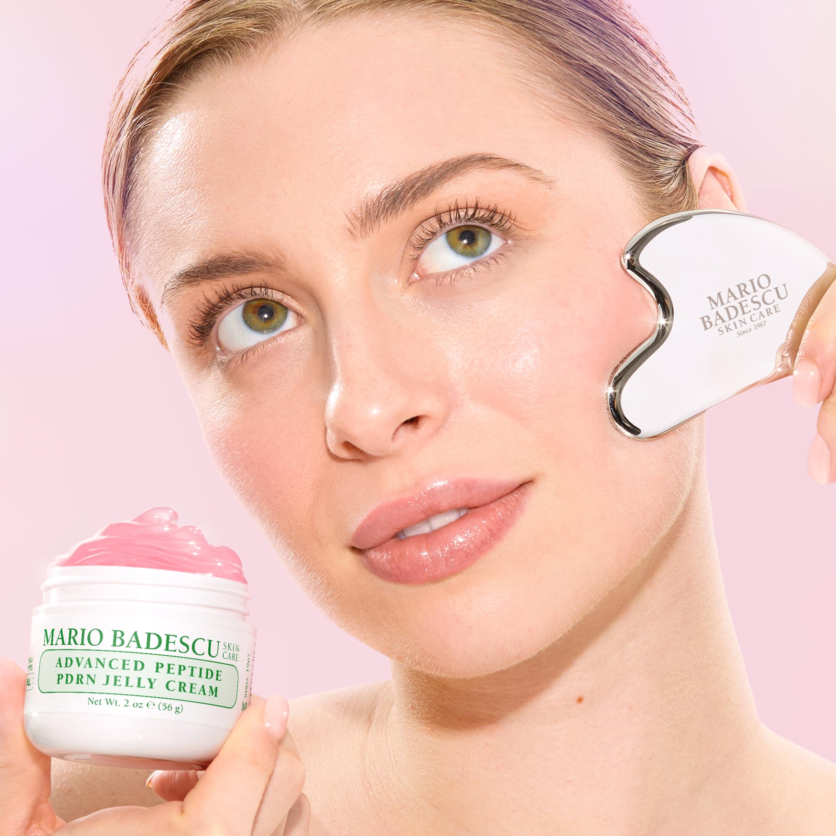 Mario Badescu Advanced Peptide PDRN Jelly Cream 2 oz - Lightweight Face Moisturizer for Daily Hydration 7