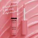 NYX Professional Makeup Butter Gloss Lip Gloss, Tiramisu, 0.27 fl.oz (Pack of 3) - Non-Sticky & Shiny Vegan Lip Makeup 2