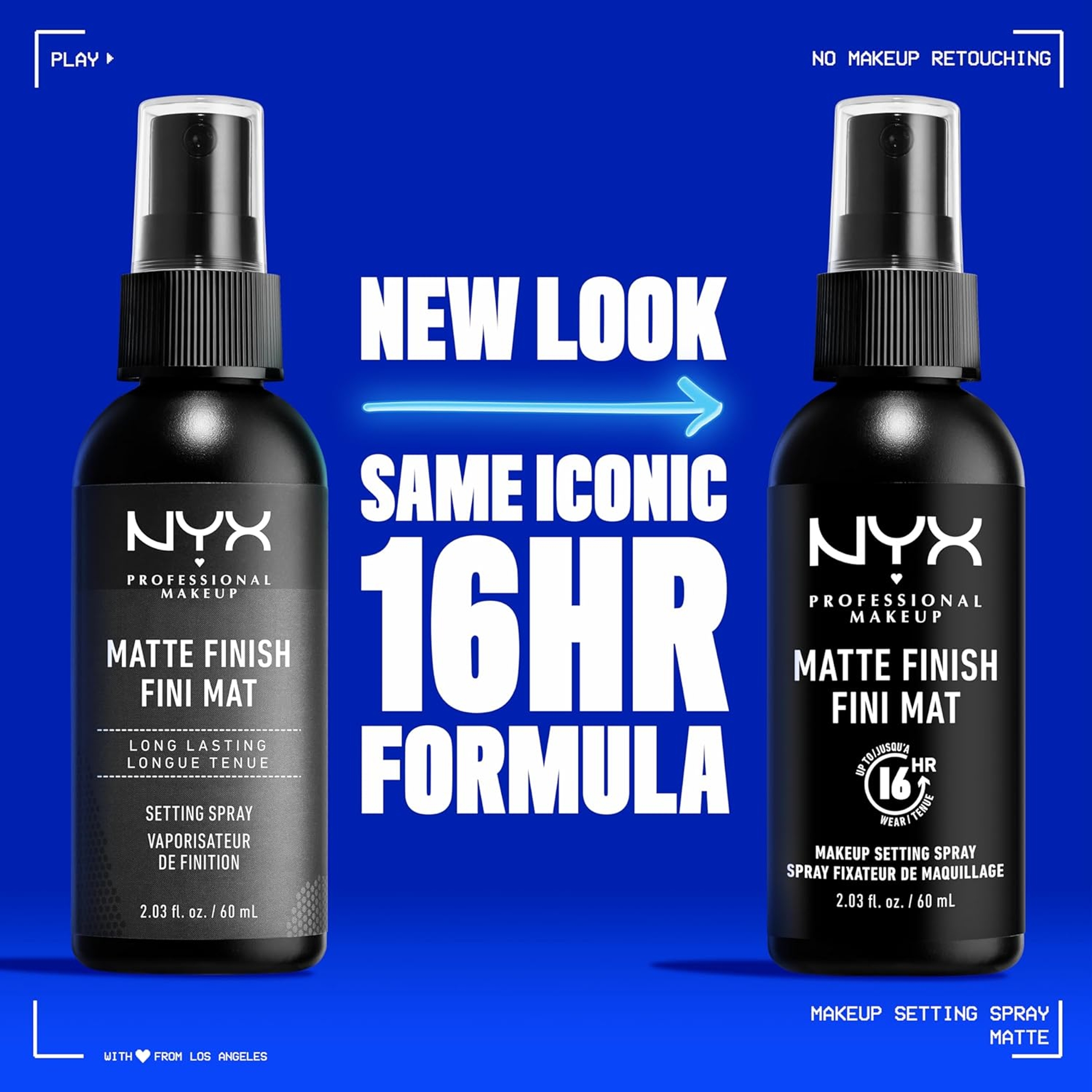 NYX Professional Makeup Makeup Setting Spray 2.03 fl.oz (Pack of 3) - Matte Finish, Long-Lasting Face Mist 2