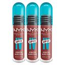 NYX Professional Makeup Lip IV Hydrating Lip Gloss Stain, Hydra-Honey, 0.16 fl.oz (Pack of 3) - Long-Lasting, Tinted, Vegan Formula 1