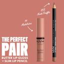 NYX Professional Makeup Butter Gloss Lip Gloss, Madeleine, 0.27 fl.oz (Pack of 3) - Non-Sticky & Shiny Vegan Lip Makeup 4