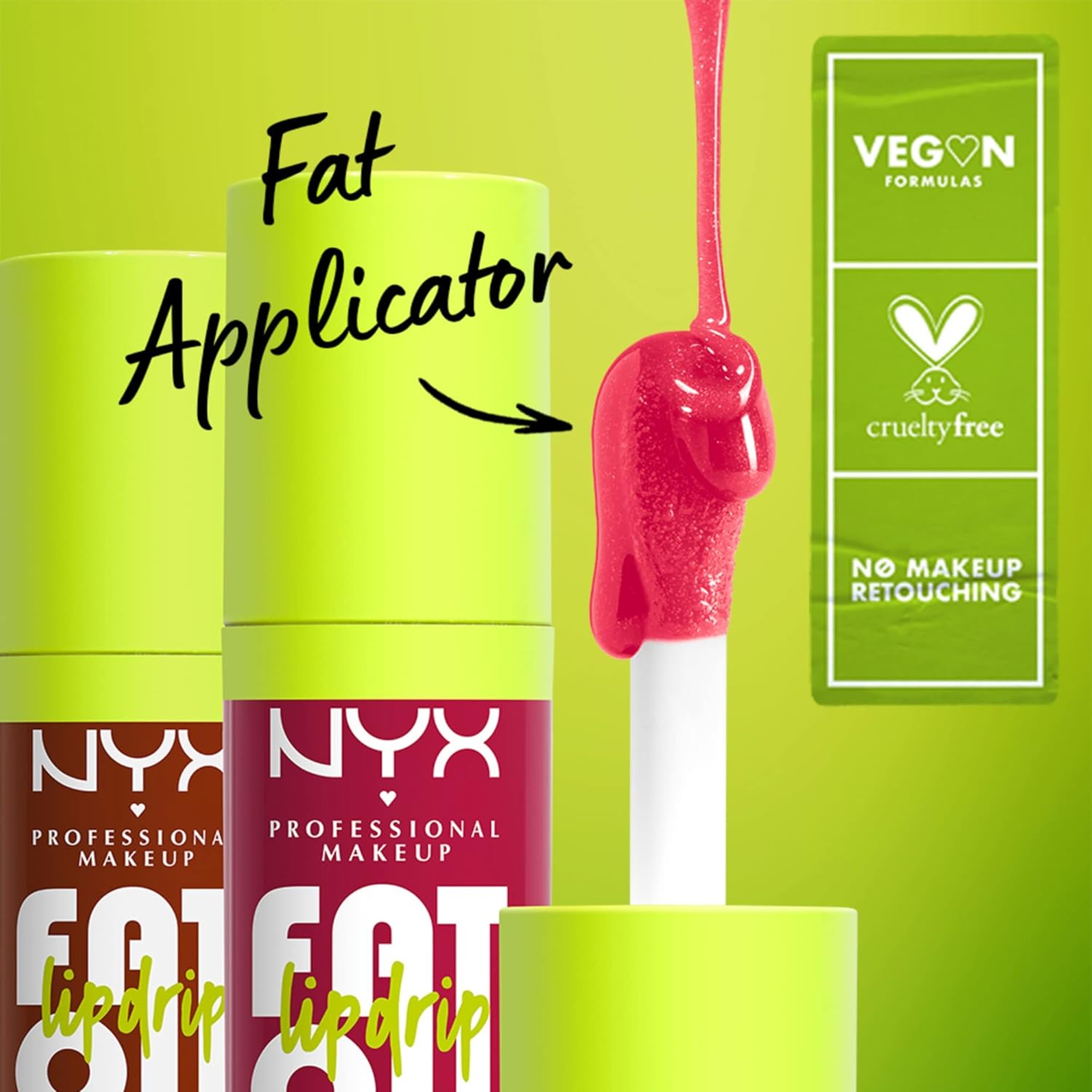 NYX Professional Makeup Fat Oil Lip Drip, Missed Call, 0.16 fl.oz (Pack of 3) - Moisturizing Lip Oil Gloss with Up to 12HR Hydration 4
