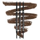 NYX Professional Makeup Micro Brow Pencil, Brunette, 1 Count (Pack of 3) - Precise Eyebrow Pencil 1