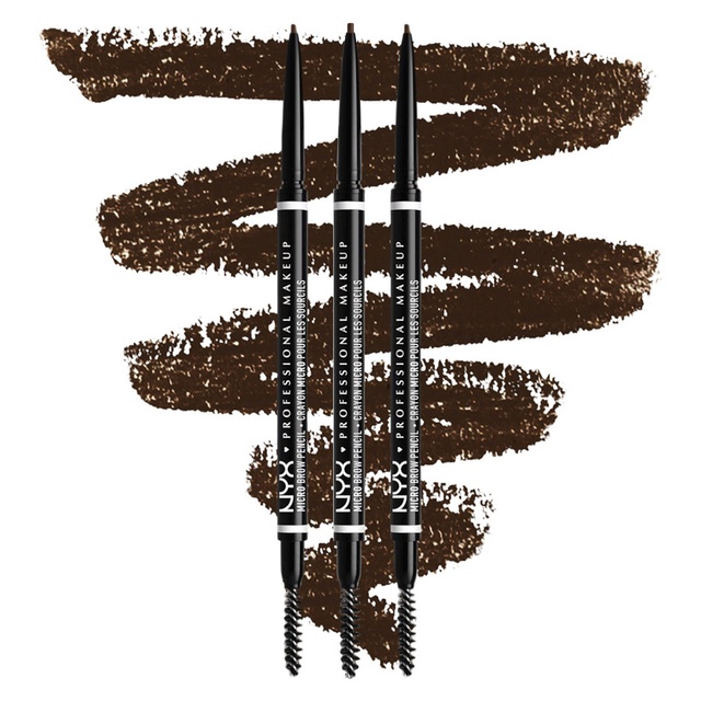 NYX Professional Makeup Micro Brow Pencil, Espresso, 1 Count (Pack of 3) - Precise Eyebrow Pencil