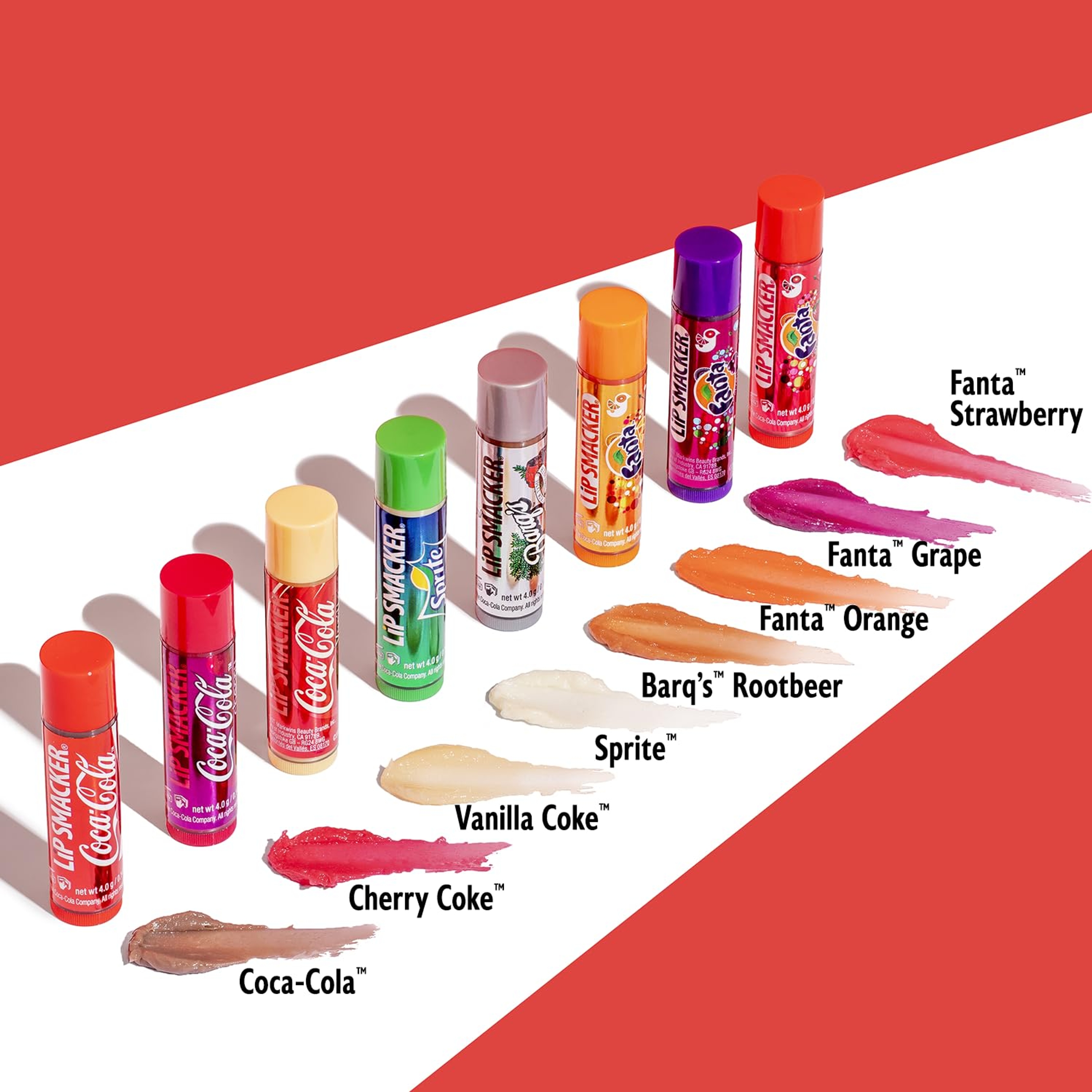 Lip Smacker Coca-Cola Party Pack 0.14 oz (Pack of 8) - Coke Flavored Lip Balms with Smoothing Moisture & Refreshment 2
