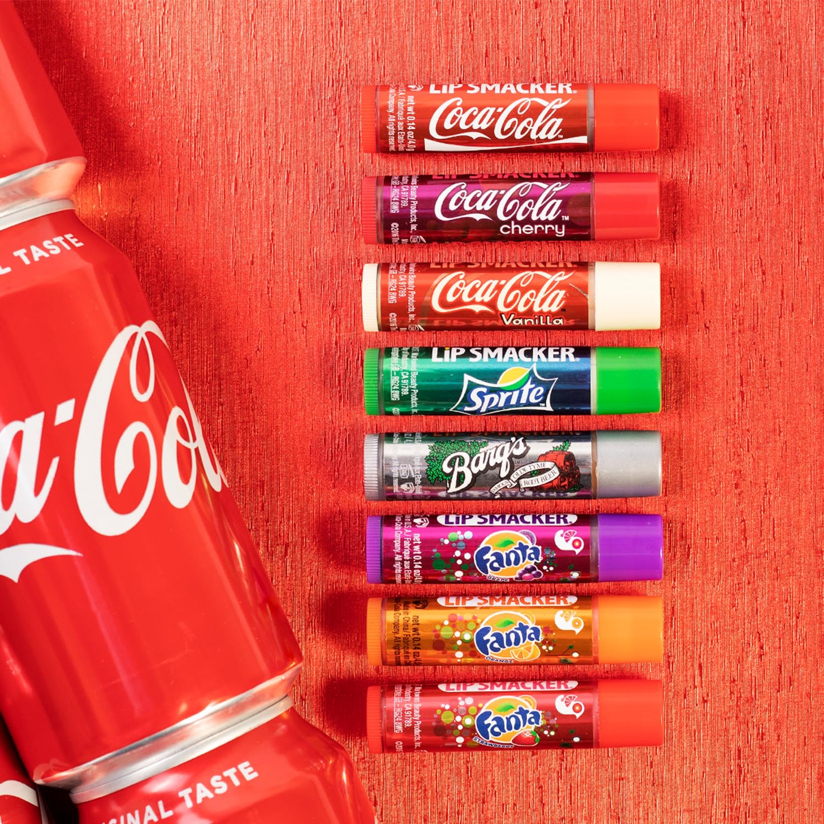 Lip Smacker Coca-Cola Party Pack 0.14 oz (Pack of 8) - Coke Flavored Lip Balms with Smoothing Moisture & Refreshment 6