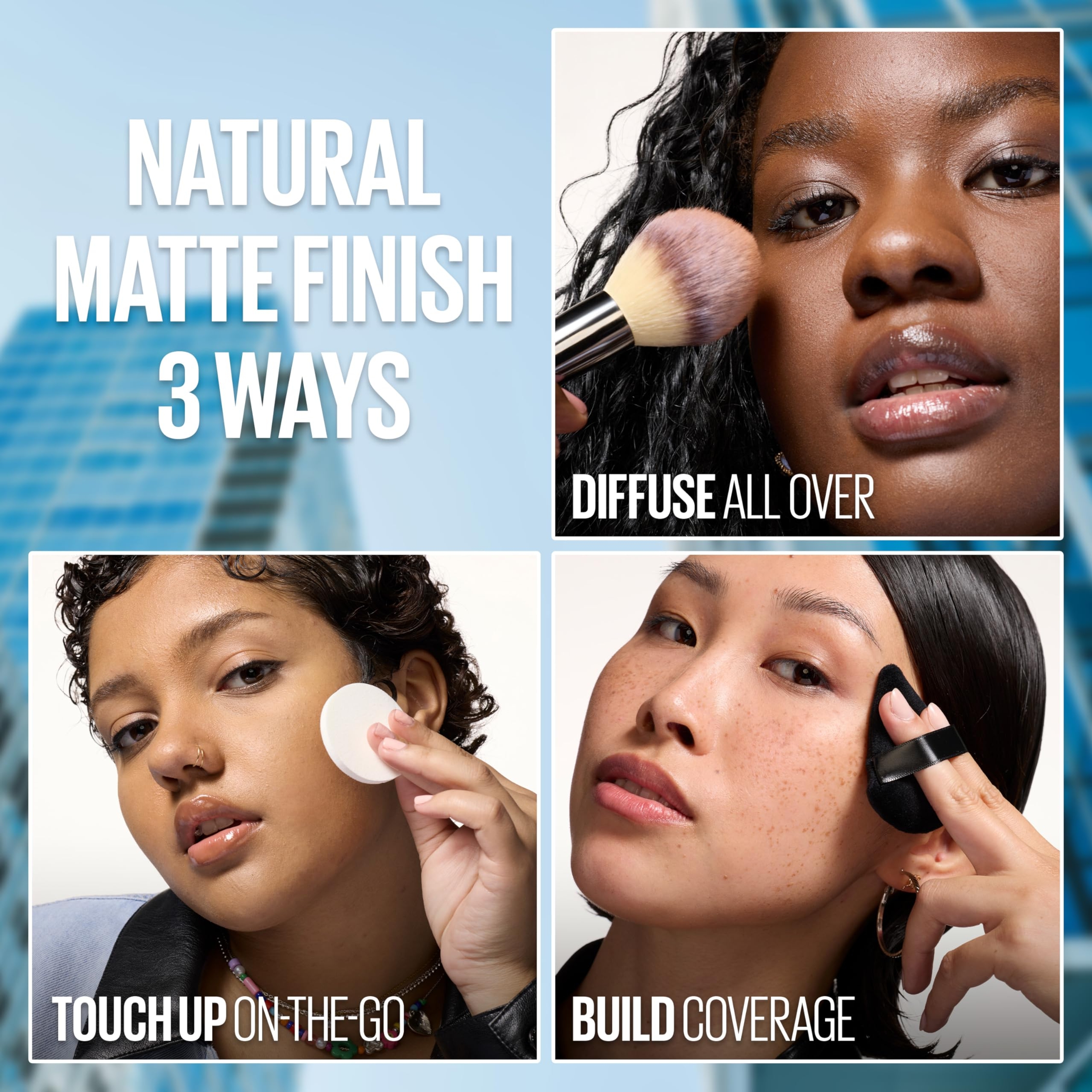 Maybelline Fit Me Matte + Poreless Powder Foundation, 220 Natural Beige, 0.29 oz - Pressed Powder & Setting Powder 8