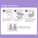 imPRESS No Glue Mani Press On Nails, Model, 30 Count - Classic French, Light Neutral & White Tip, Short Squoval 2