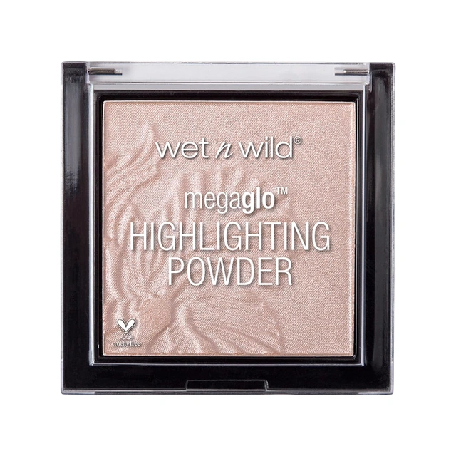 wet n wild MegaGlo Highlighting Powder, Blossom Glow, 1 Count - Shimmer & Shine, Silky Smooth, Highly Pigmented