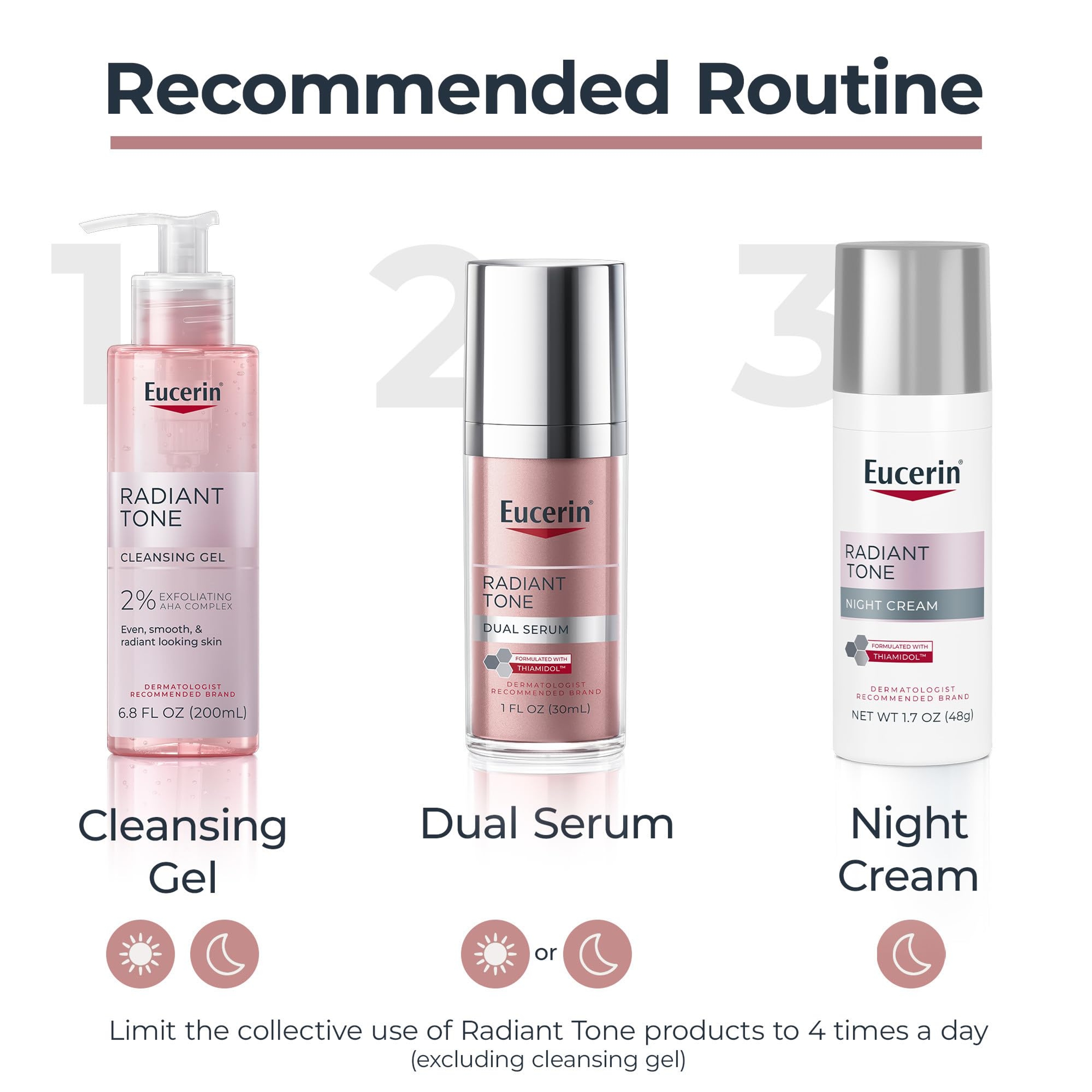 Eucerin Radiant Tone Night Cream 1.7 oz - Night Face Moisturizer, Dark Spot Corrector for All Skin Types 8