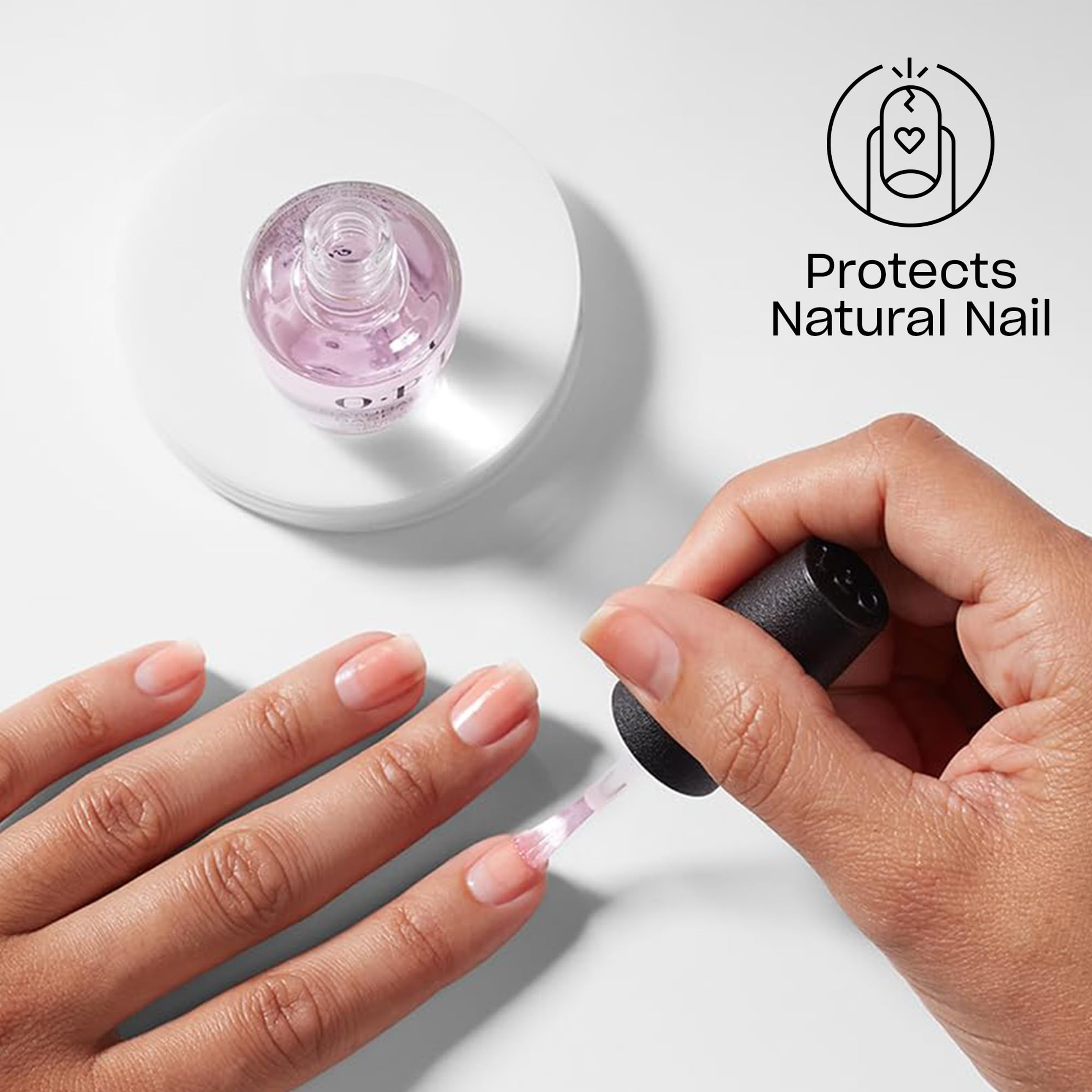 OPI Natural Nail Base Coat 0.5 fl.oz - Nail Prep & Treatment Formula, Helps Protect Nails & Extend Polish Wear 6