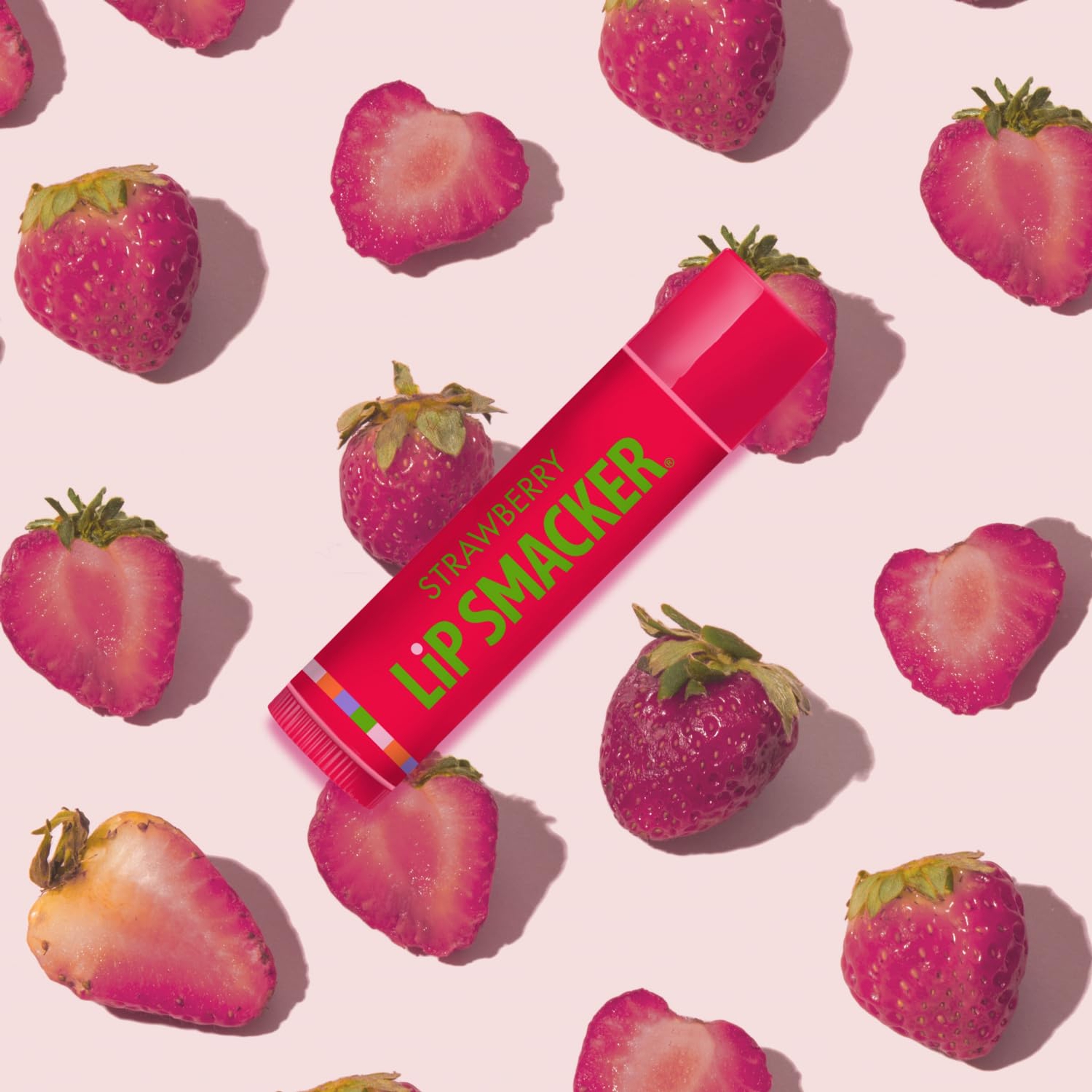 Lip Smacker Original & Best Trio 0.14 oz (Pack of 3) - Moisturizing Strawberry, Watermelon & Cotton Candy Flavors 6